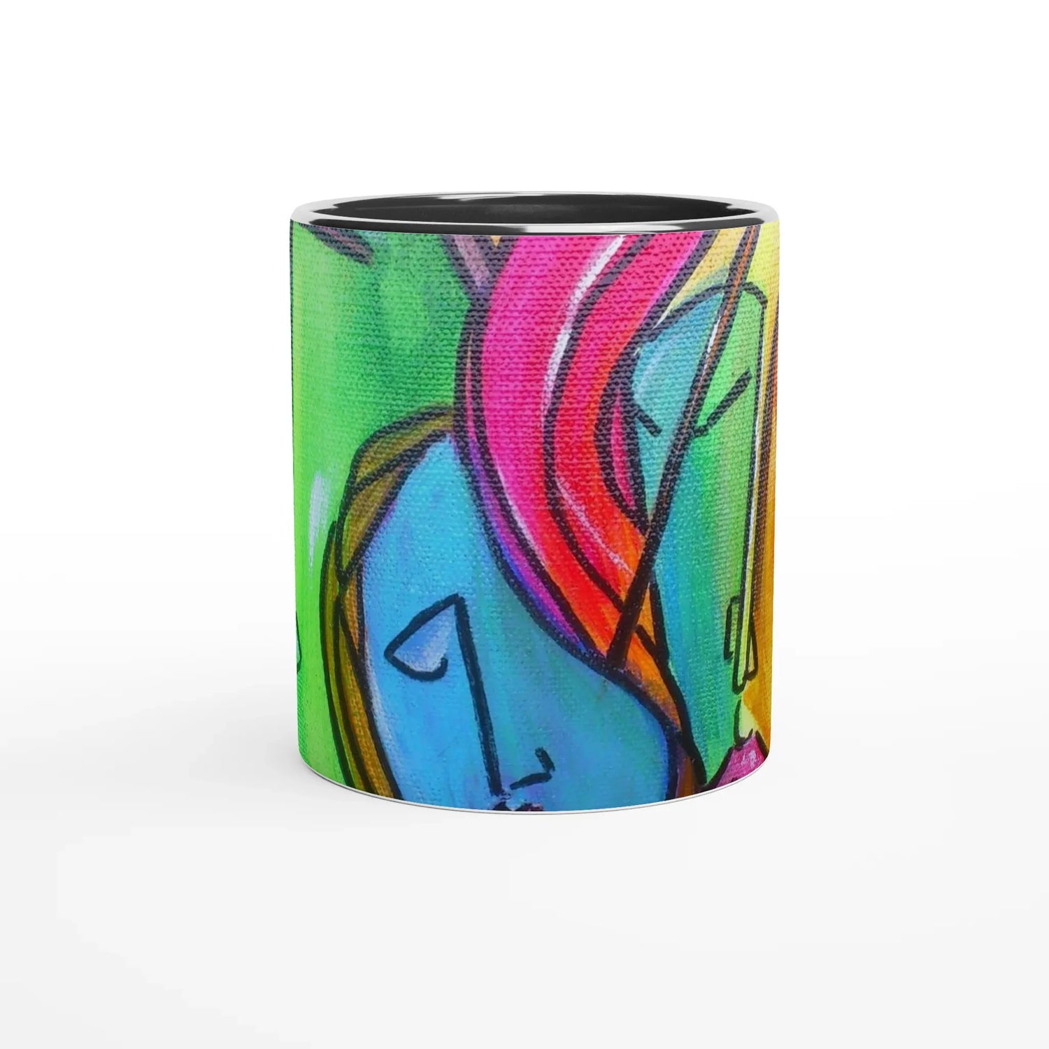 Mug en céramique colorée 325 ml trouncho– Élégance et durabilité - Laure Leprince - Artiste Peintre