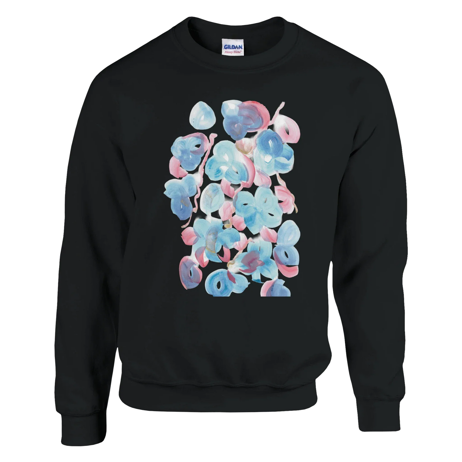 Sweatshirt Unisexe Classique Masque – Impression Artistique Multicolore - Laure Leprince - Artiste Peintre