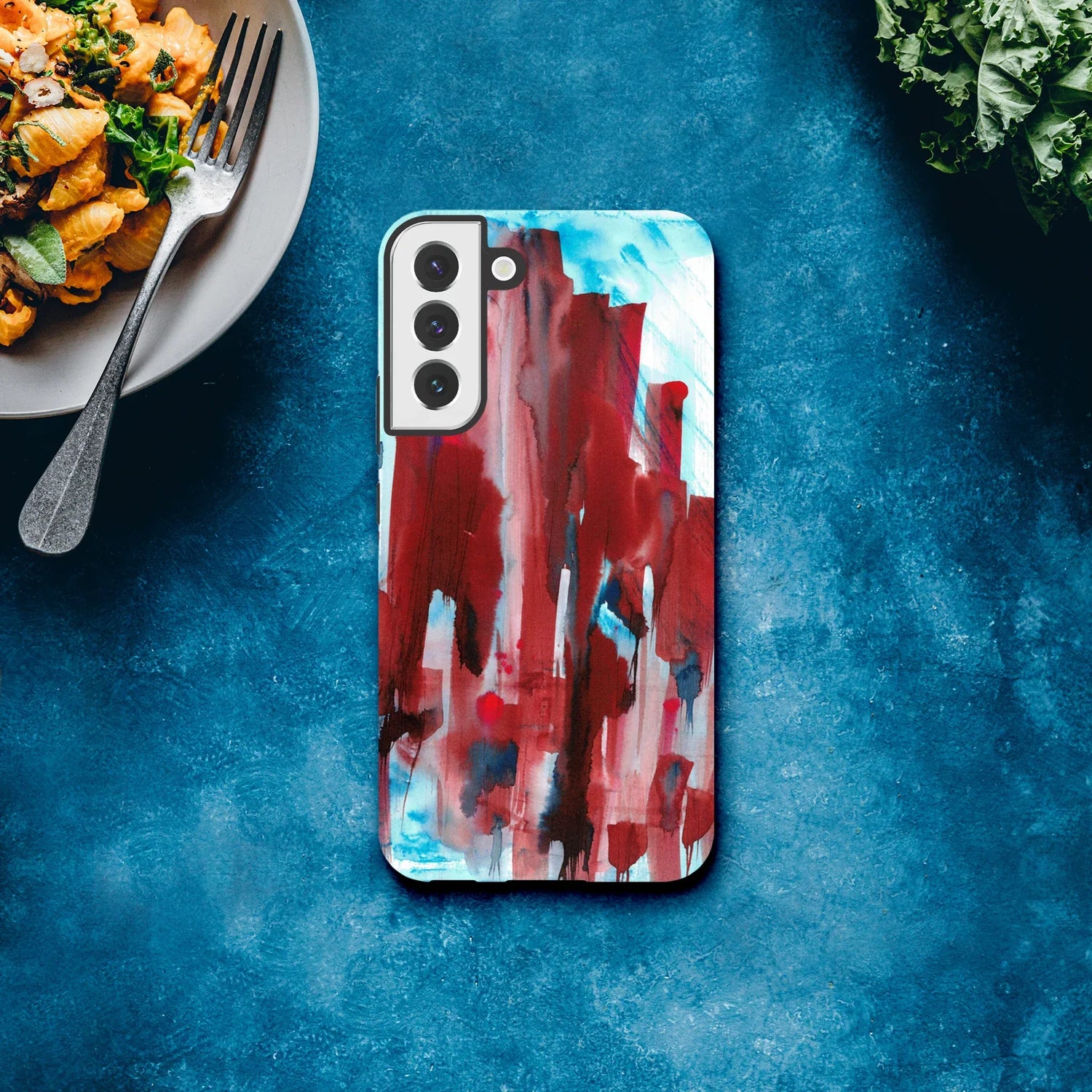 Premium Samsung Tough Case – Design Artistique Crimson Tower - Laure Leprince - Artiste Peintre