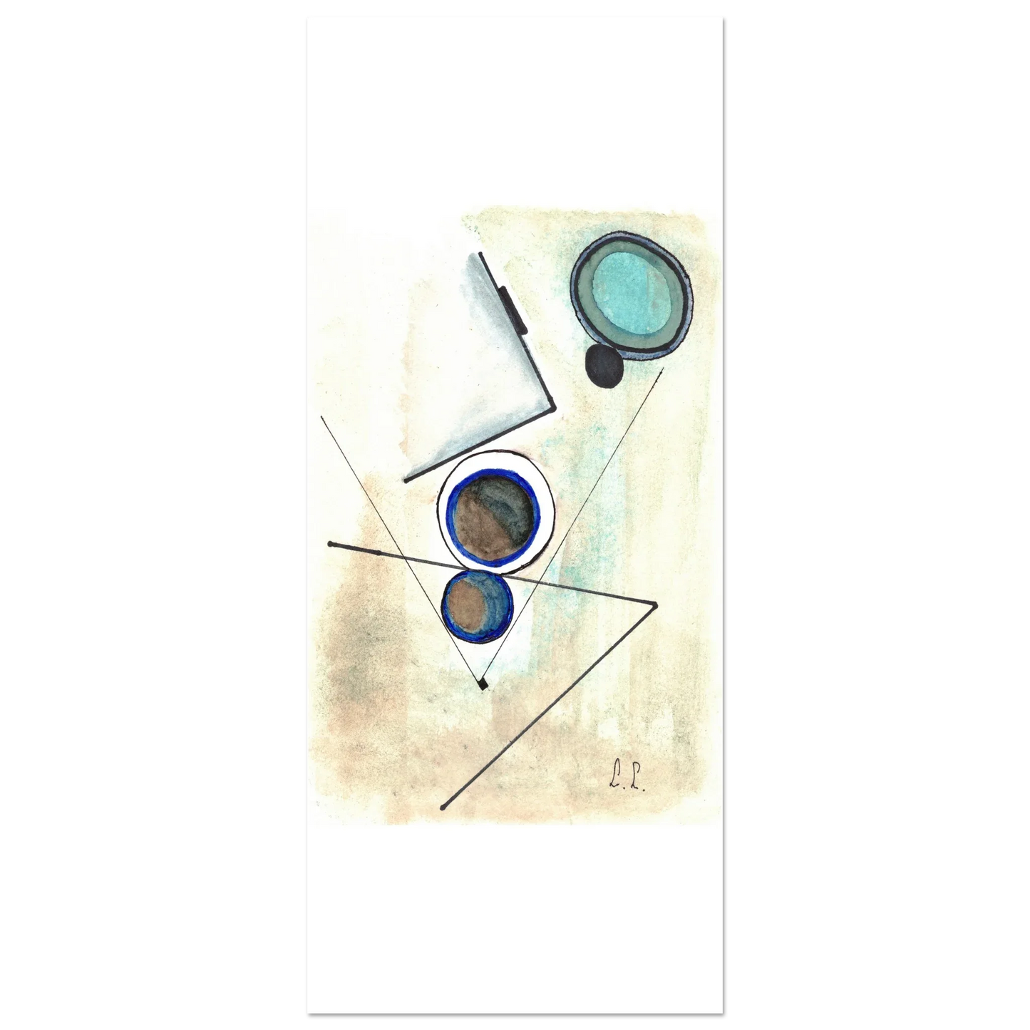 Affiche premium sur papier mat – Art mural de qualité supérieure - Laure Leprince - Artiste Peintre