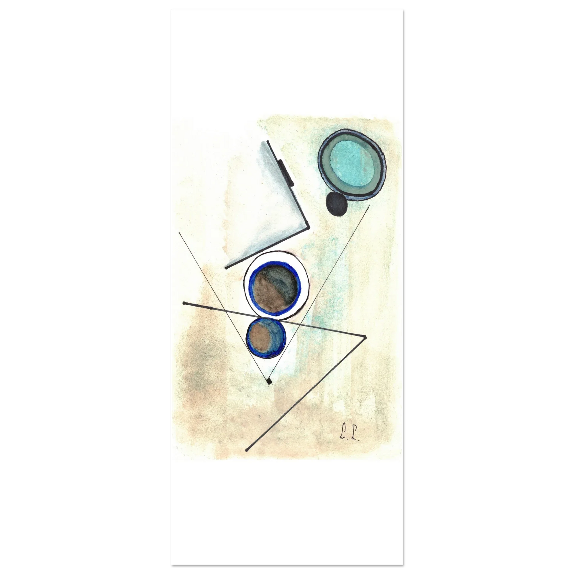 Affiche premium sur papier mat – Art mural de qualité supérieure - Laure Leprince - Artiste Peintre