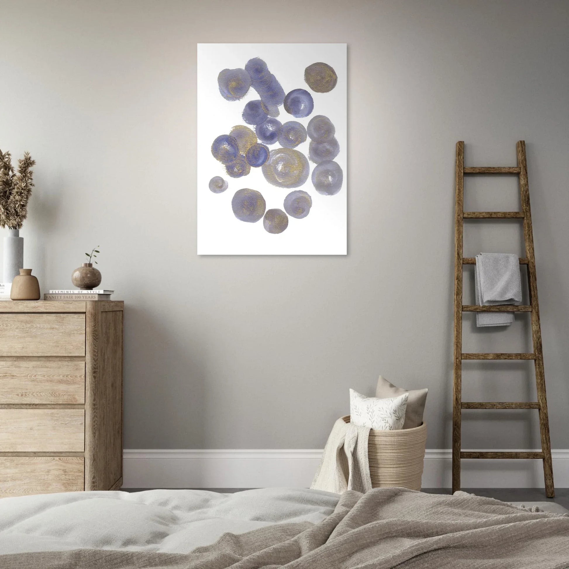 Premium Matte Paper Poster Aquarelle Originale RDJ3-6 - Laure Leprince - Artiste Peintre