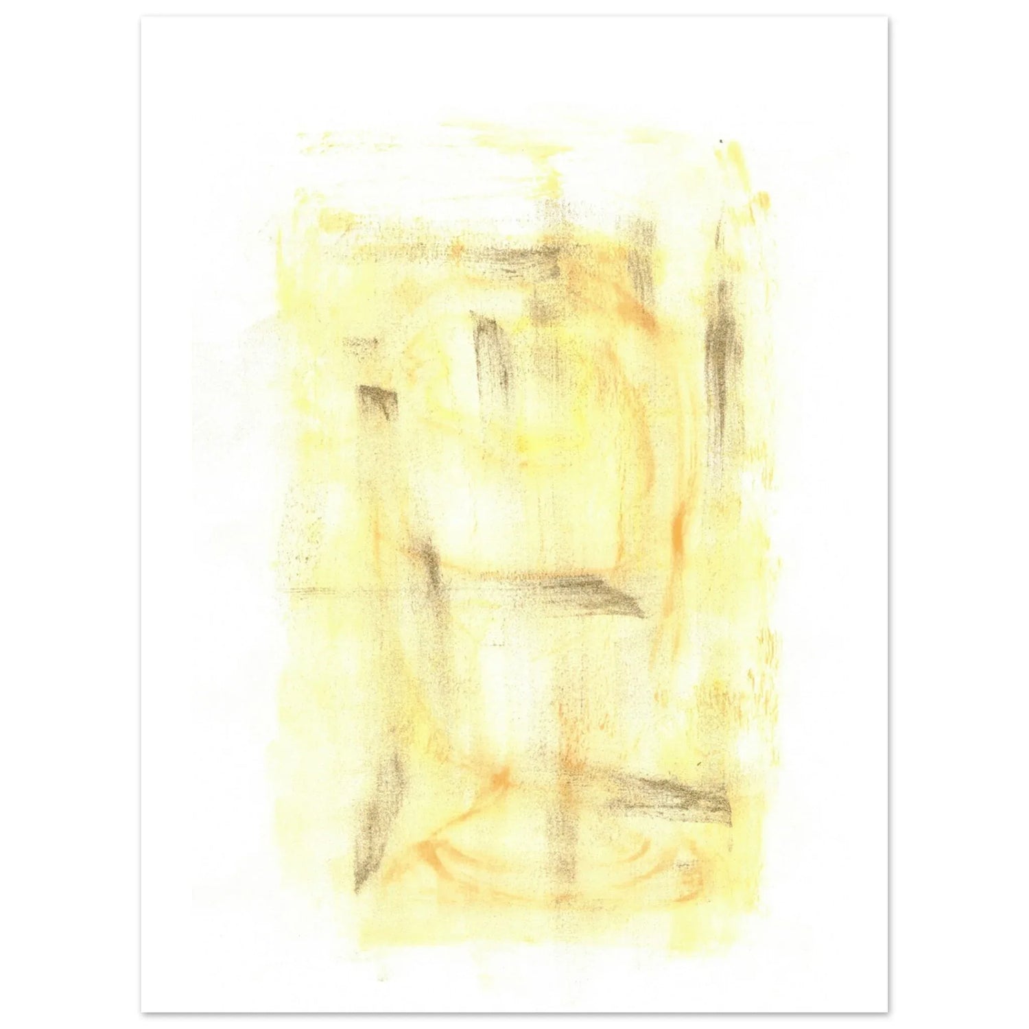 Affiche premium sur papier mat Golden Haze Art mural de qualité supérieure - Laure Leprince - Artiste Peintre