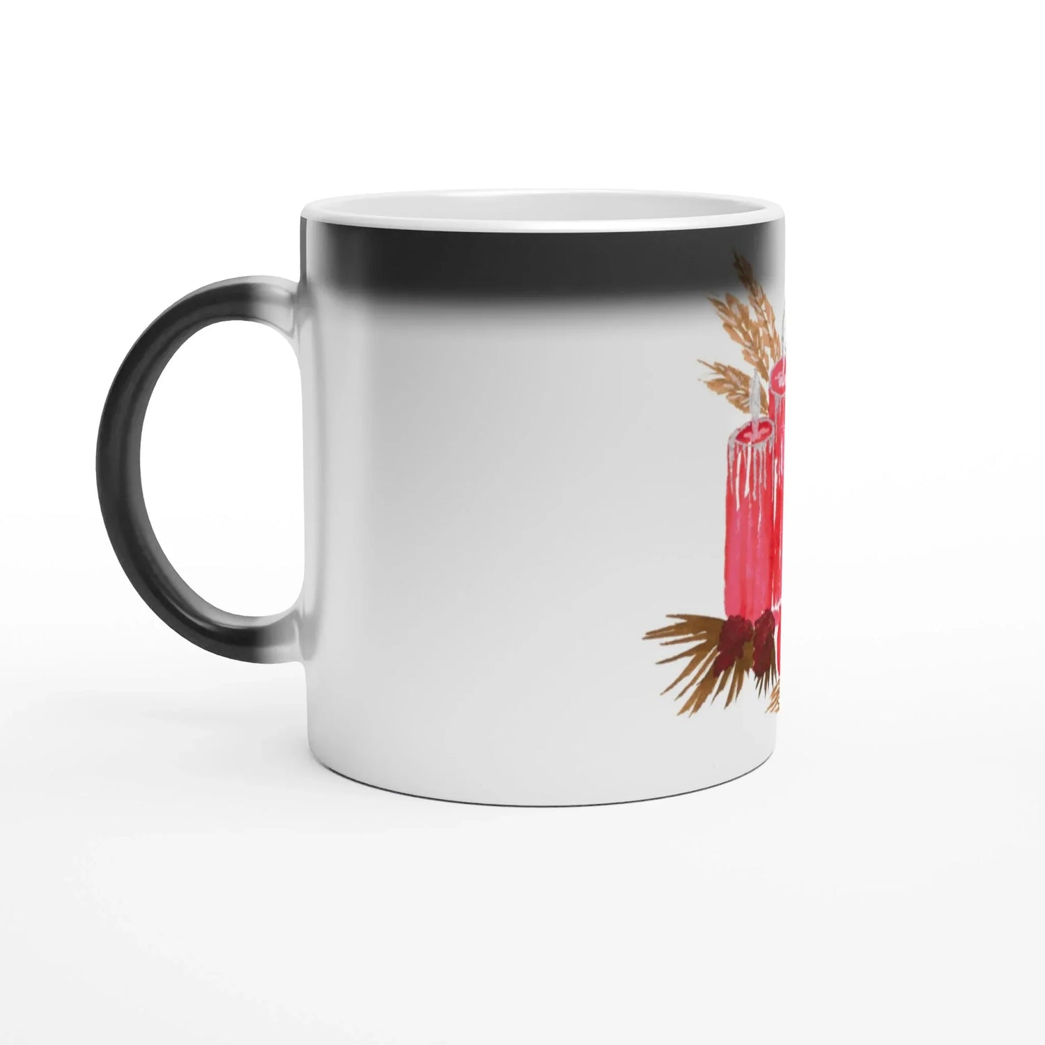 Mug magique en céramique 325 ml Bougie – Révèlez votre motif à la chaleur - Laure Leprince - Artiste Peintre