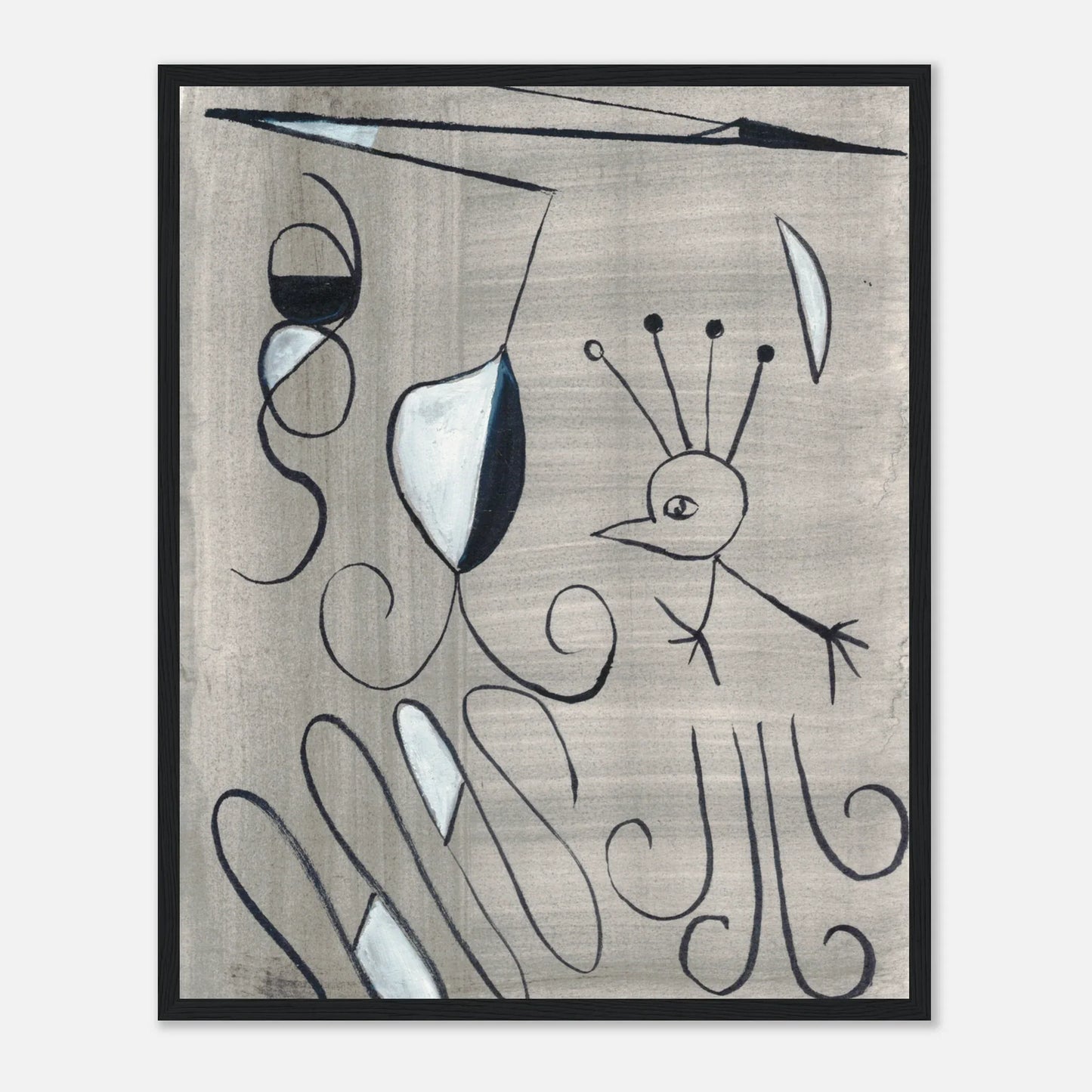 Affiche encadrée bois | Papier mat qualité musée | Aquarelle originale Laure Leprince - Laure Leprince - Artiste Peintre