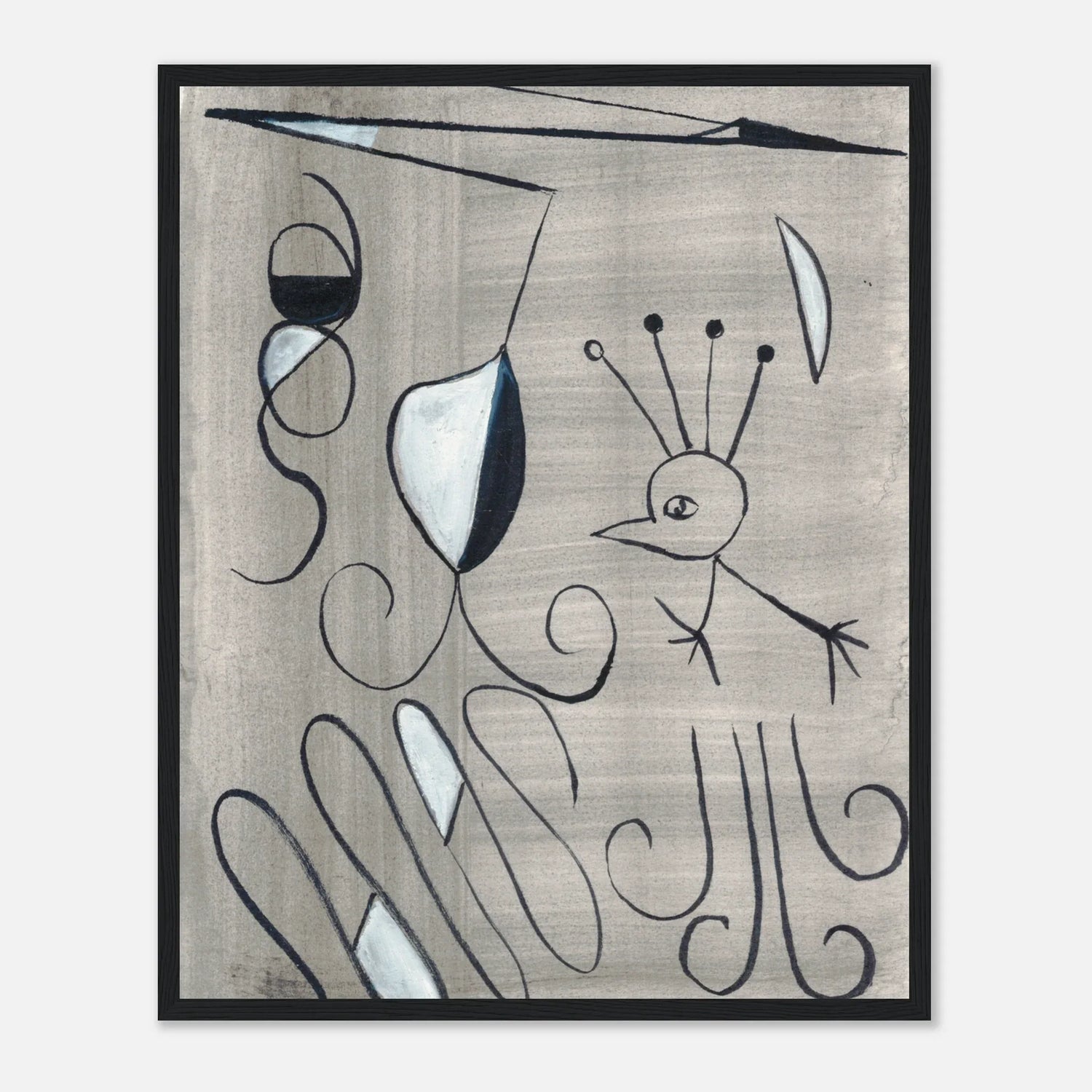 Affiche encadrée bois | Papier mat qualité musée | Aquarelle originale Laure Leprince - Laure Leprince - Artiste Peintre