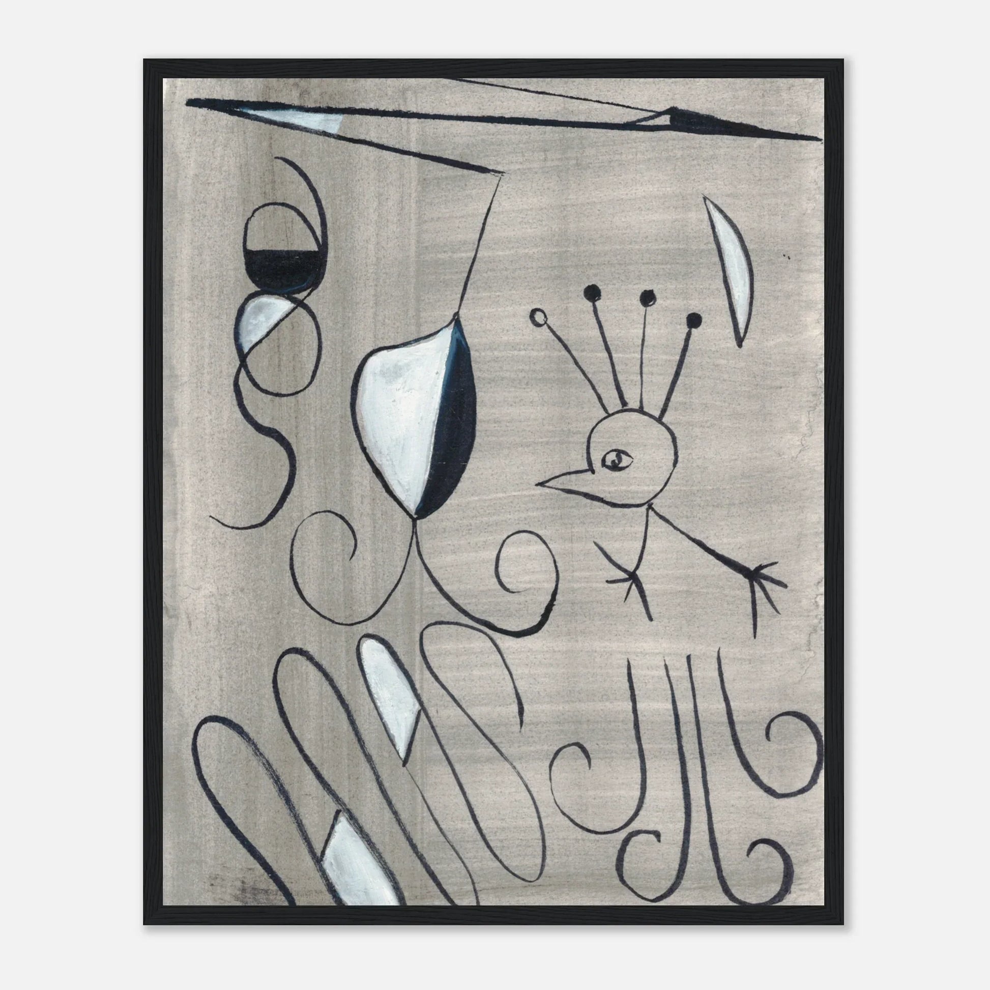 Affiche encadrée bois | Papier mat qualité musée | Aquarelle originale Laure Leprince - Laure Leprince - Artiste Peintre