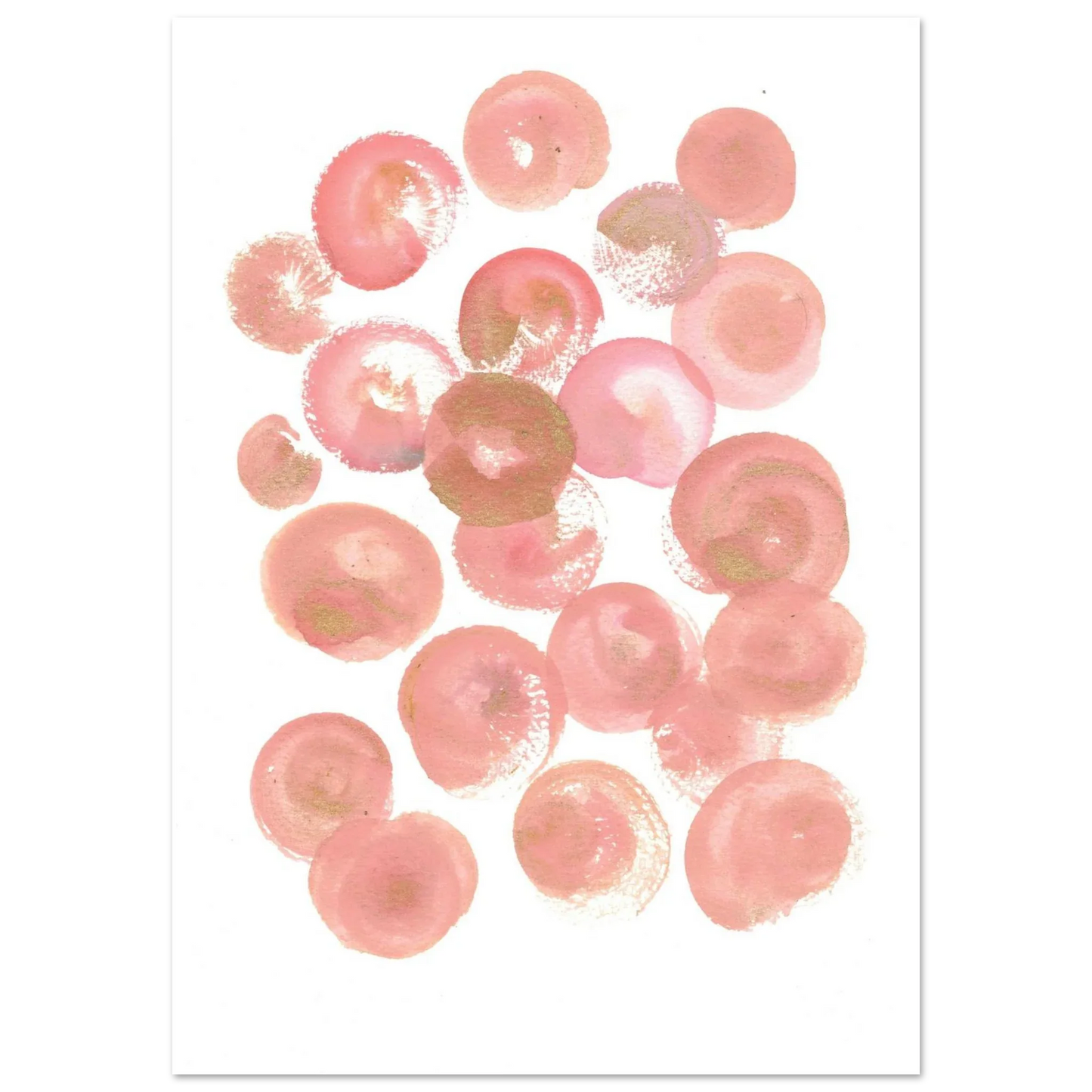 Premium Matte Paper Poster Aquarelle Originale RDJ3-4 - Laure Leprince - Artiste Peintre