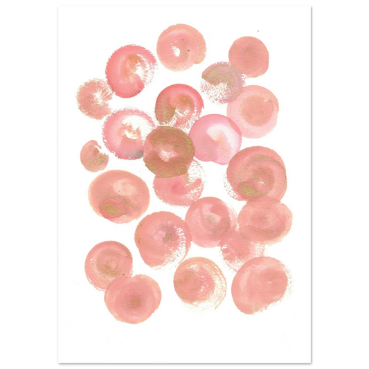 Premium Matte Paper Poster Aquarelle Originale RDJ3-4 - Laure Leprince - Artiste Peintre