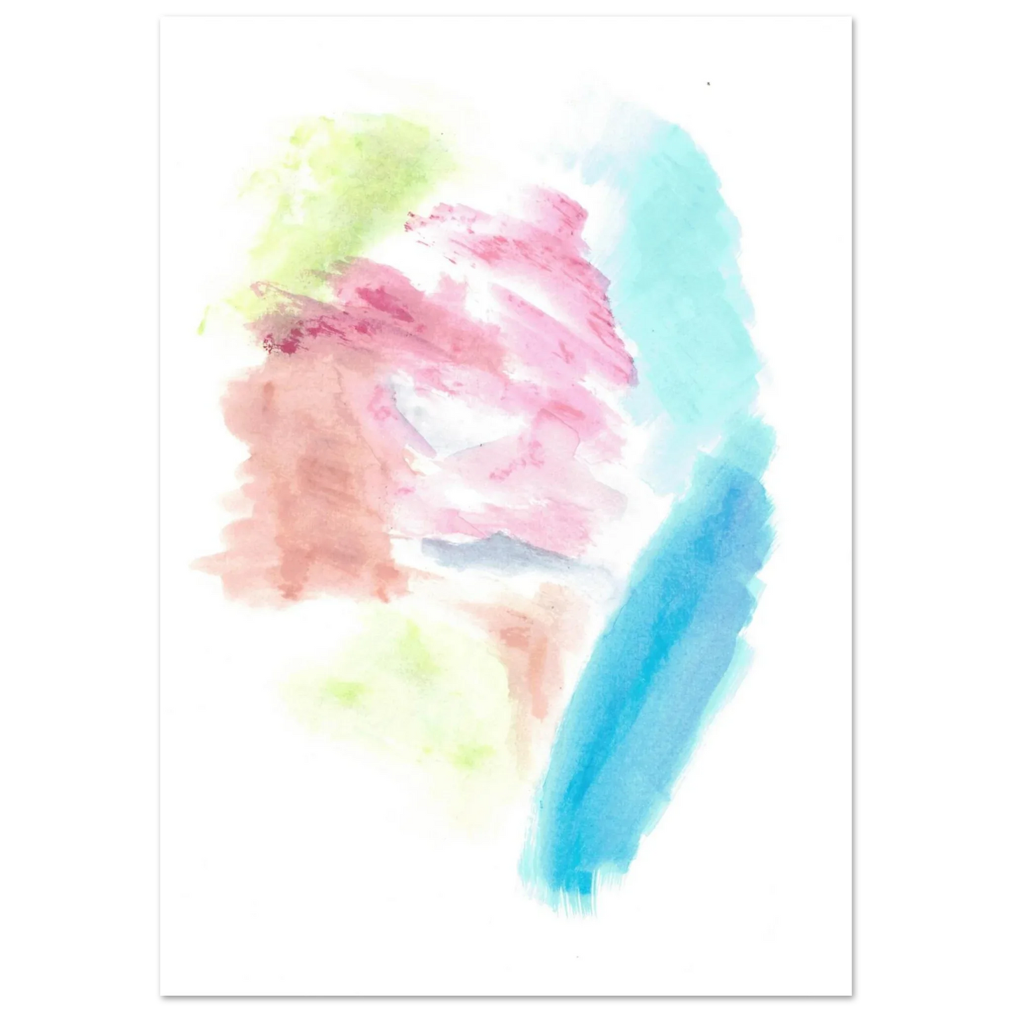 Premium Matte Paper Poster Aquarelle Originale RDJ3-3 - Laure Leprince - Artiste Peintre
