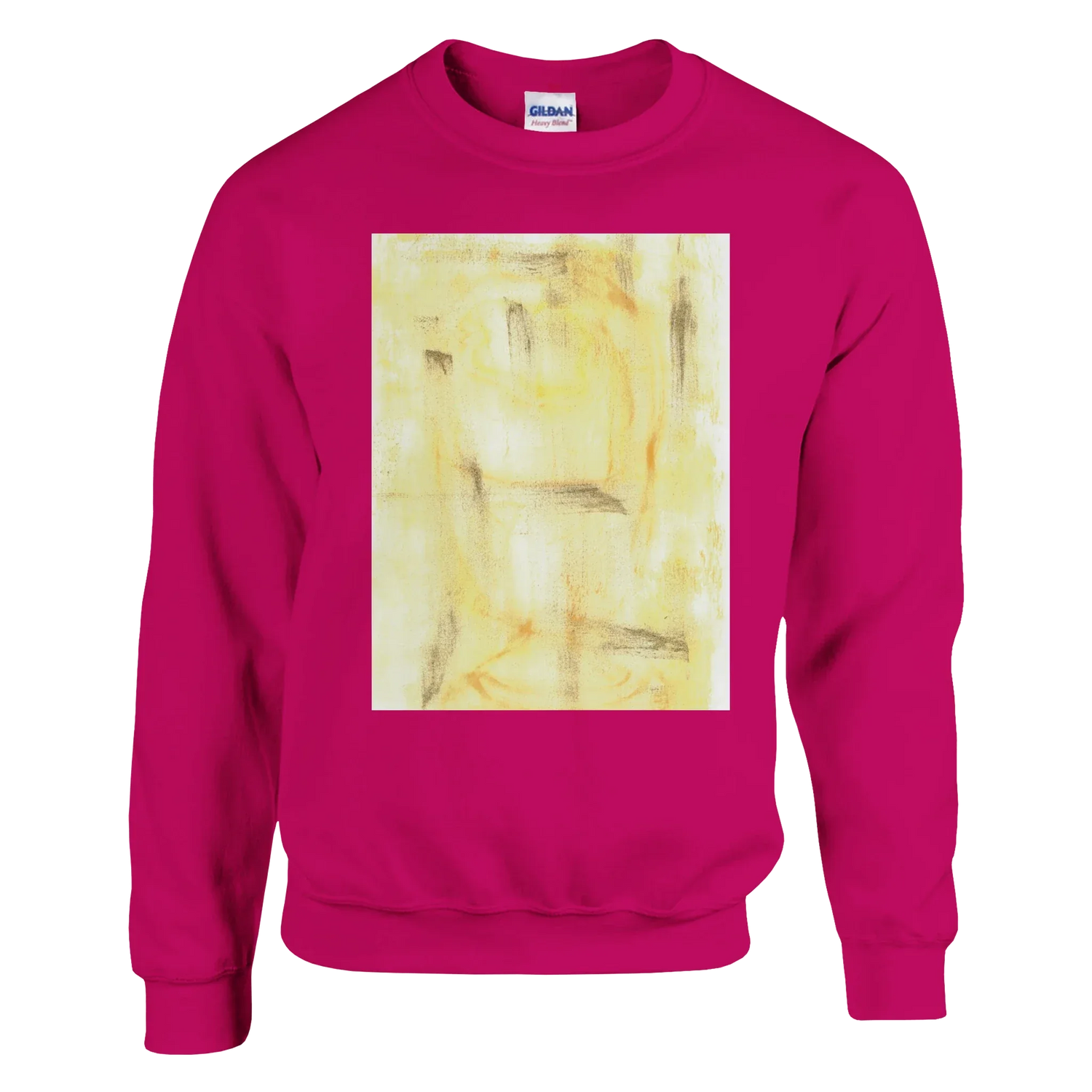 Sweatshirt Unisexe Classique Golden Haze – Impression Artistique Multicolore - Laure Leprince - Artiste Peintre
