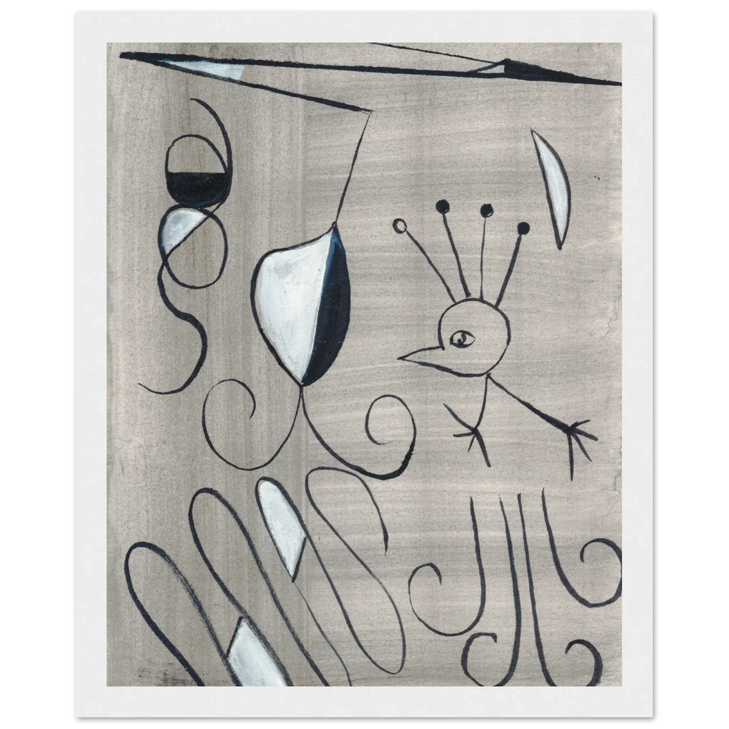 Affiche encadrée bois | Papier mat qualité musée | Aquarelle originale Laure Leprince - Laure Leprince - Artiste Peintre