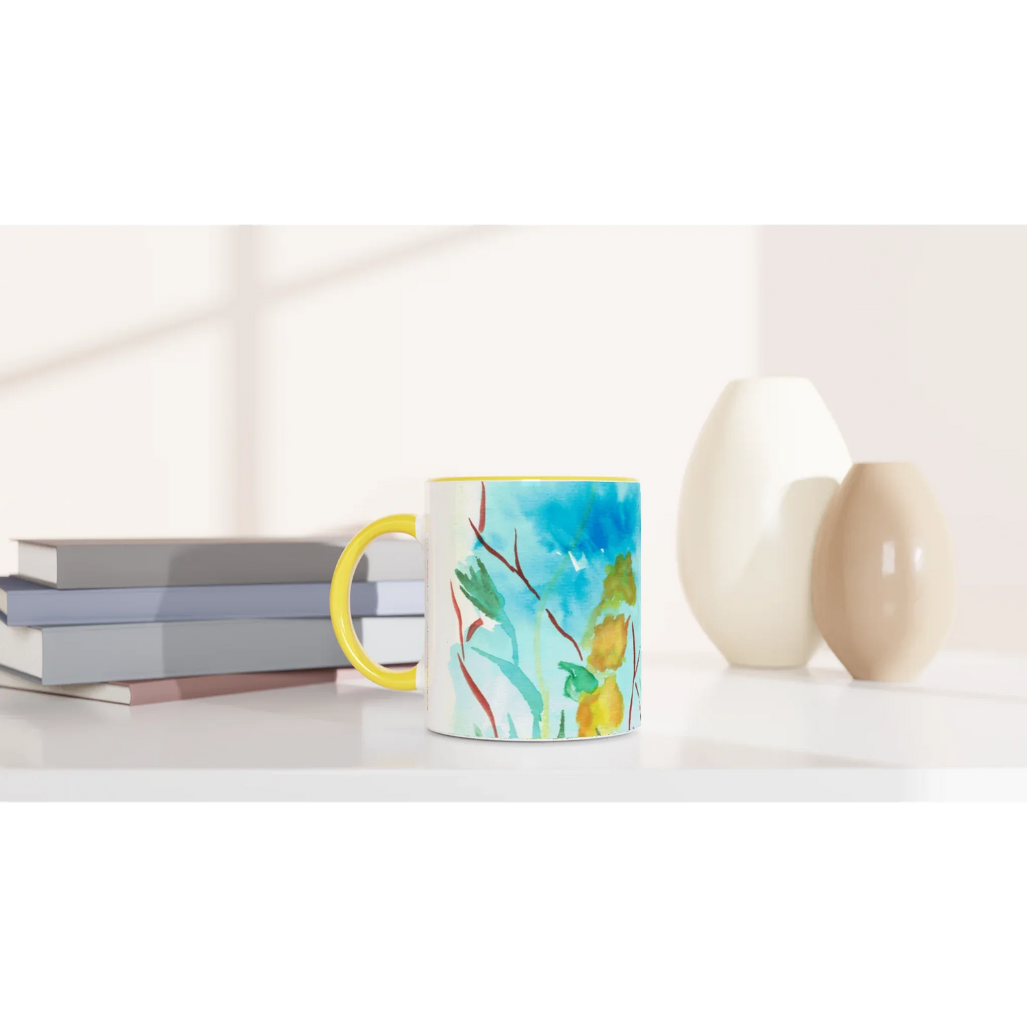 Mug en Céramique 11oz – Jardin Lumineux - Laure Leprince - Artiste Peintre