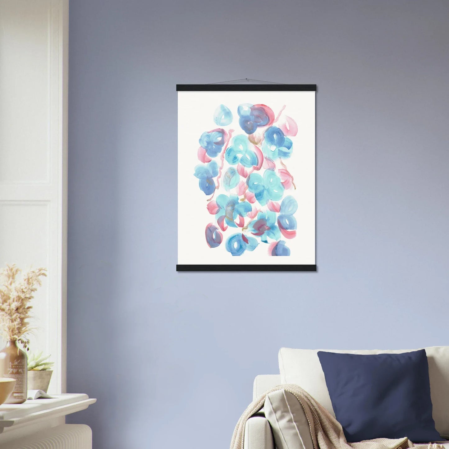 Museum-Quality Matte Paper Poster with Hanger Masque - Laure Leprince - Artiste Peintre