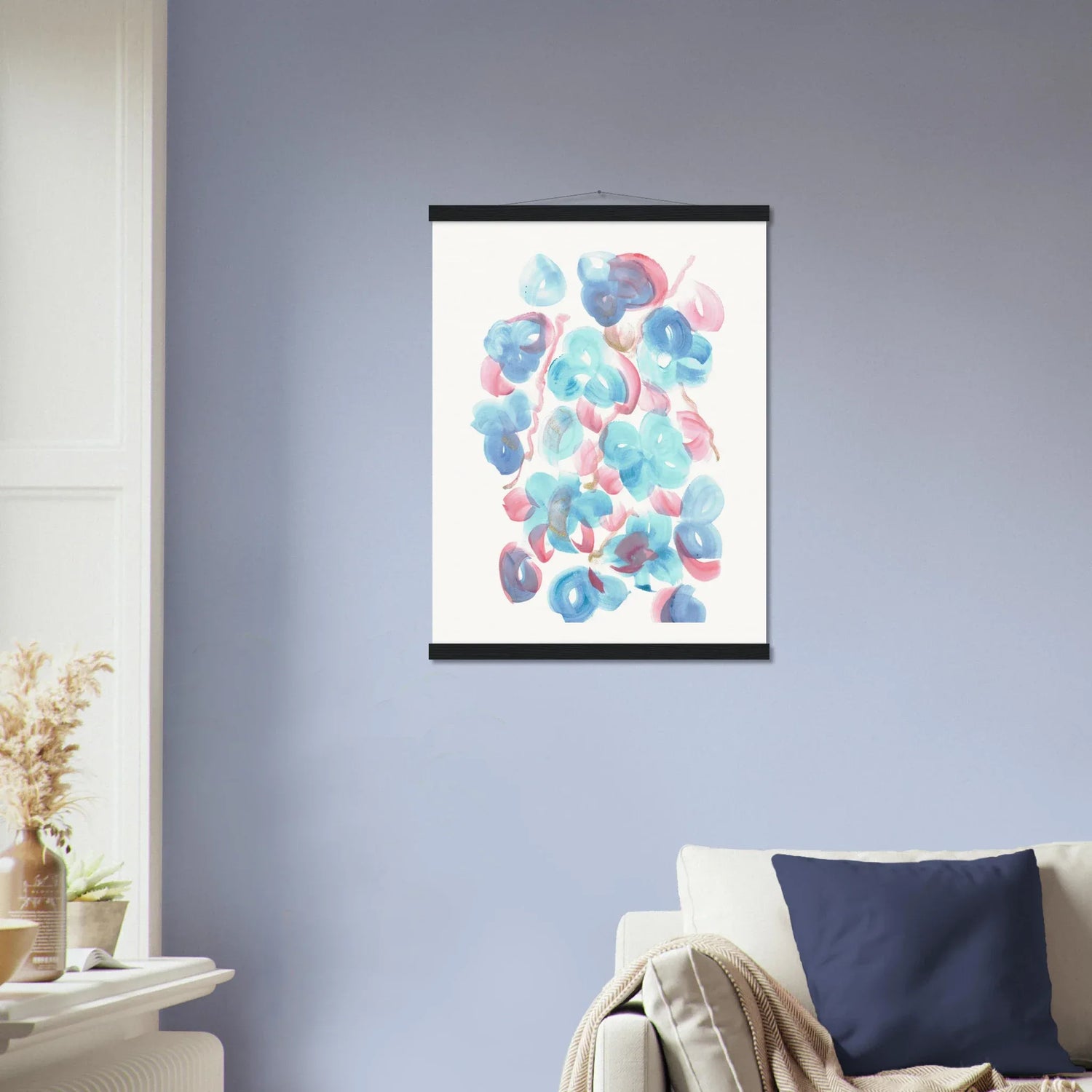 Museum-Quality Matte Paper Poster with Hanger Masque - Laure Leprince - Artiste Peintre