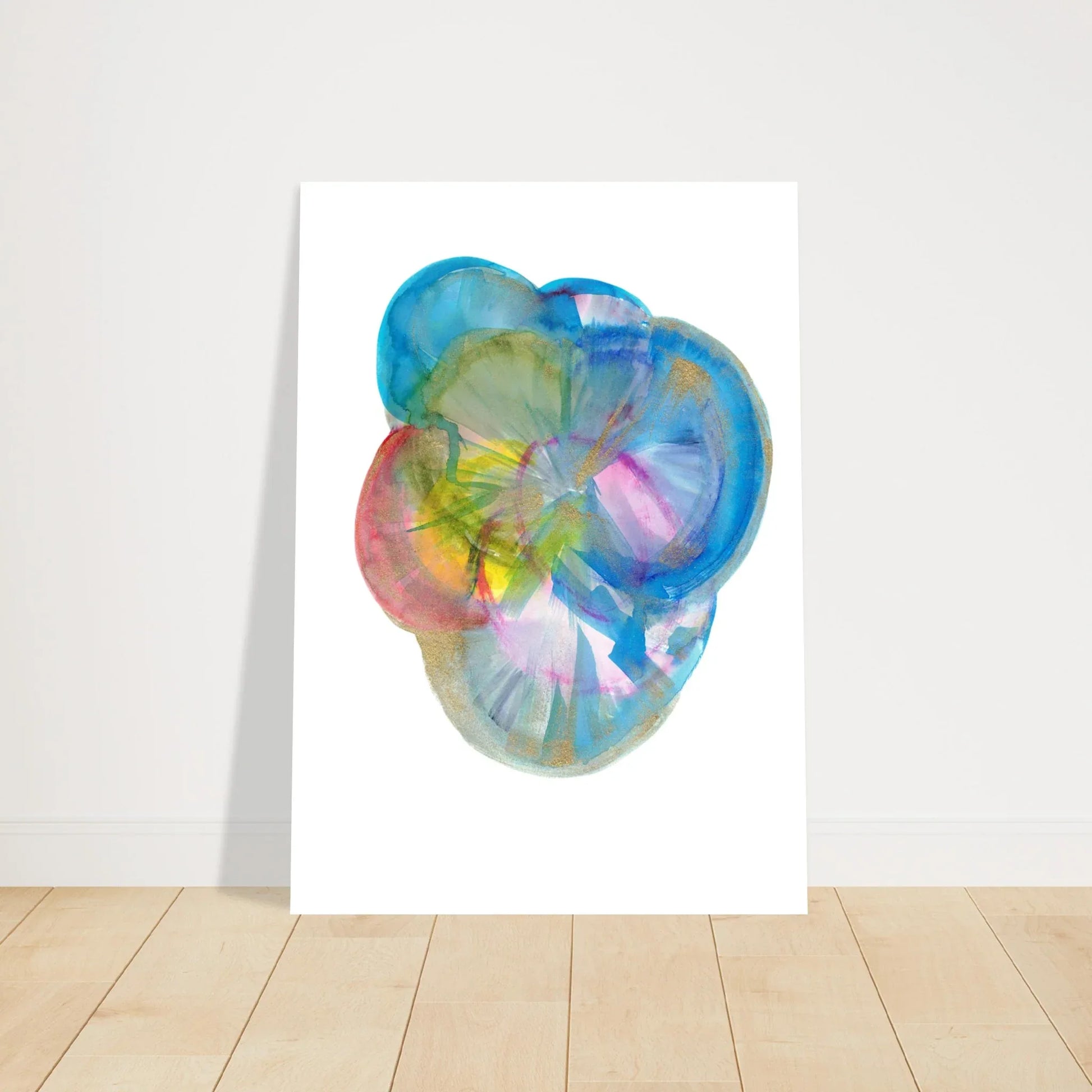Affiche premium sur papier mat Crystal Bloom – Art mural de qualité supérieure - Laure Leprince - Artiste Peintre