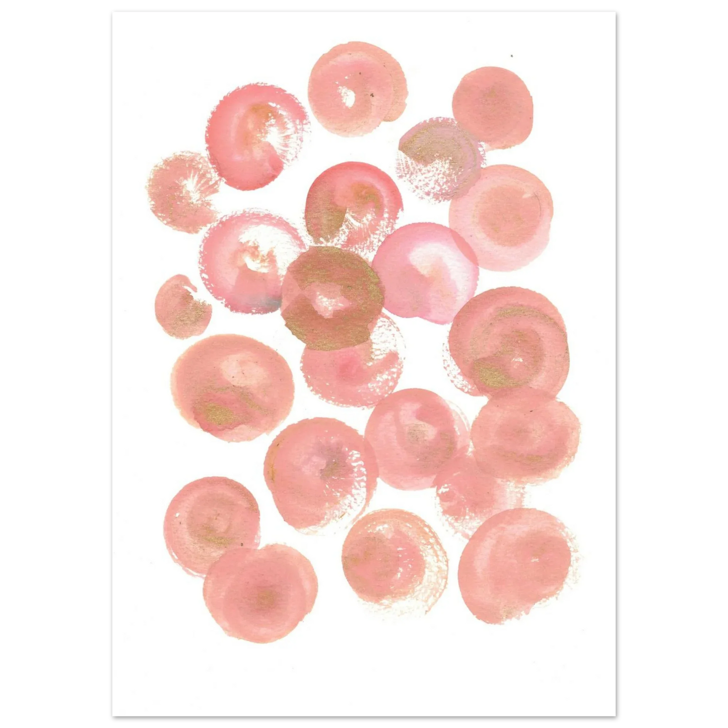 Premium Matte Paper Poster Aquarelle Originale RDJ3-4 - Laure Leprince - Artiste Peintre