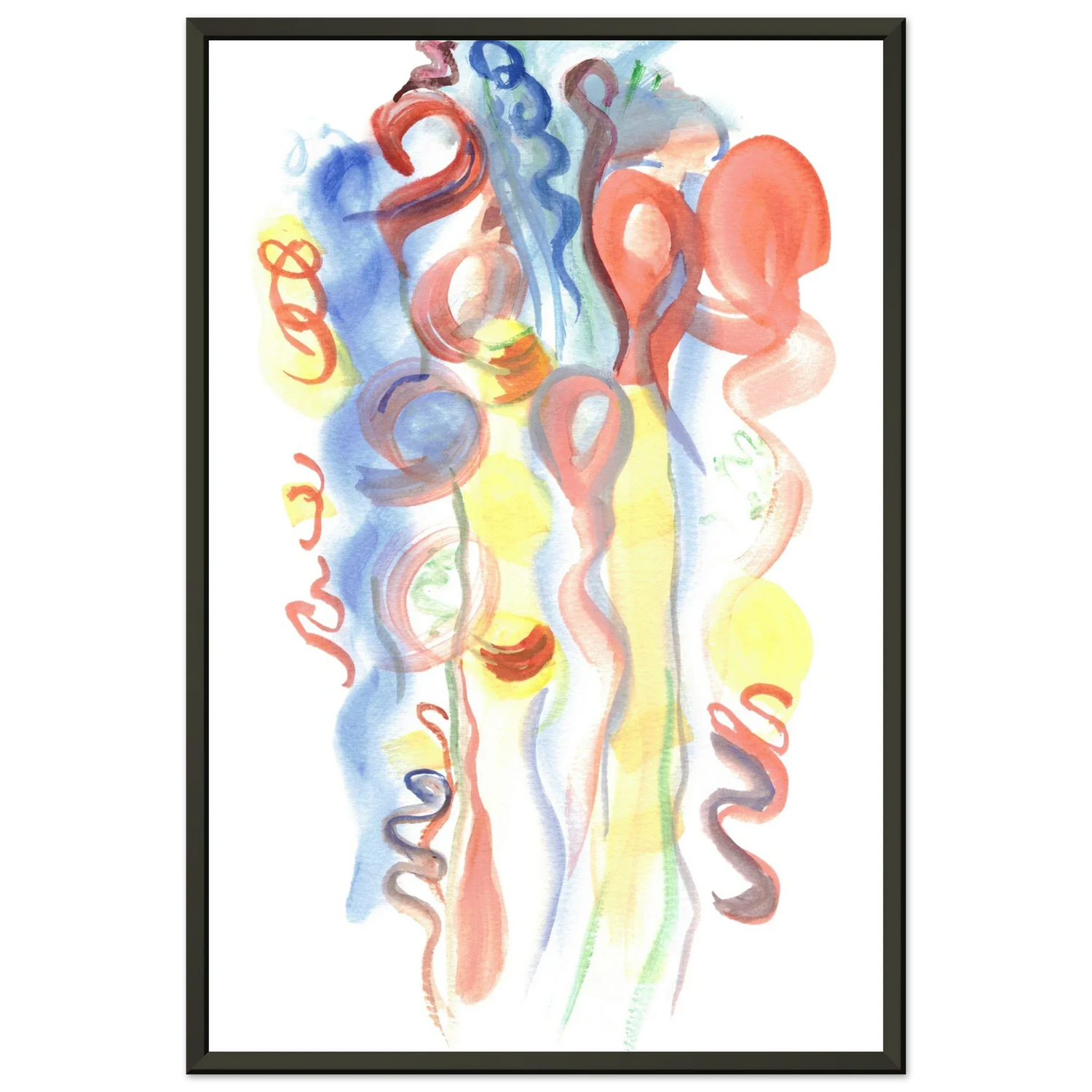 Classic Semi-Glossy Paper Metal Framed Poste Urban Parade - Laure Leprince - Artiste Peintre