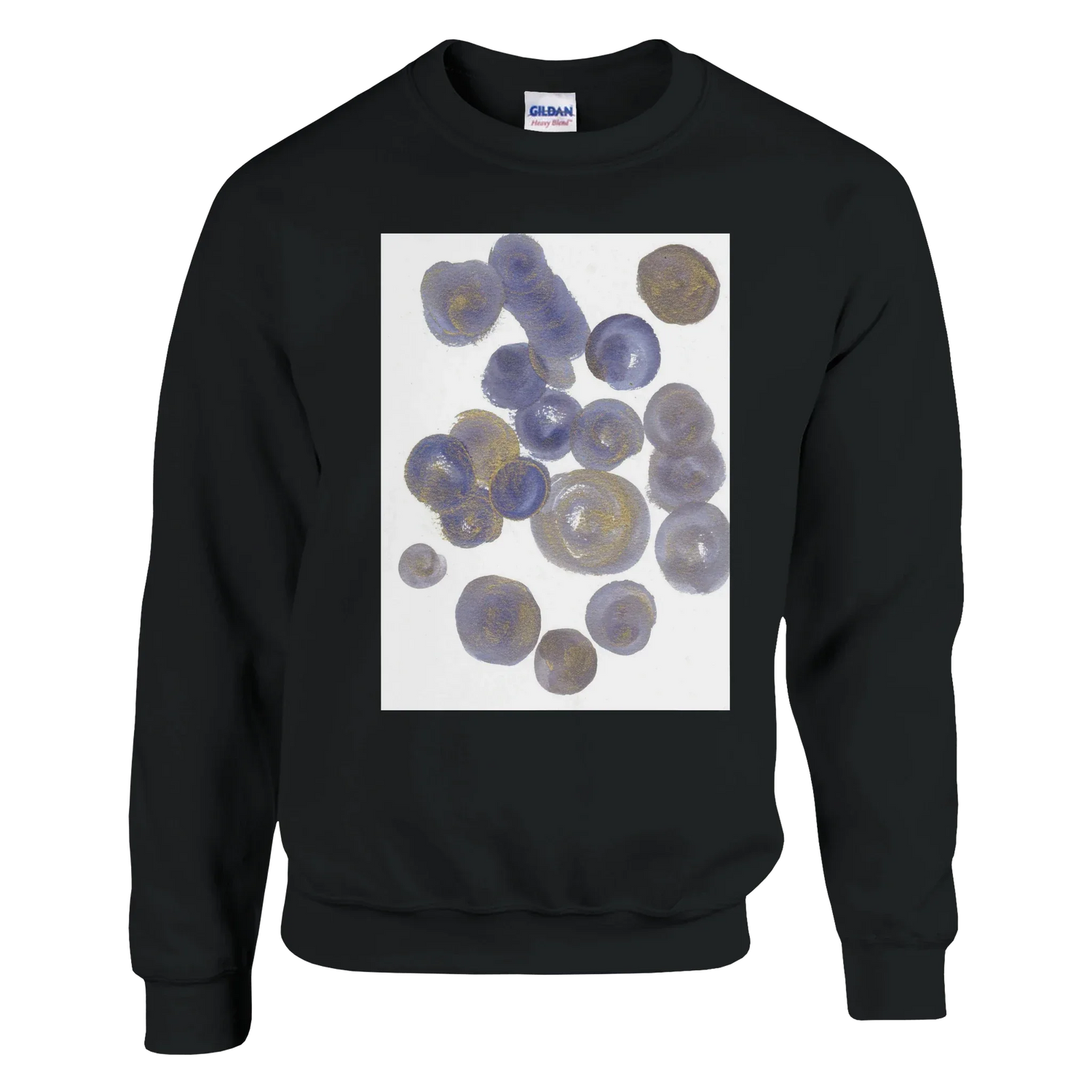 Sweatshirt Unisexe Classique Spheres – Impression Artistique Multicolore - Laure Leprince - Artiste Peintre