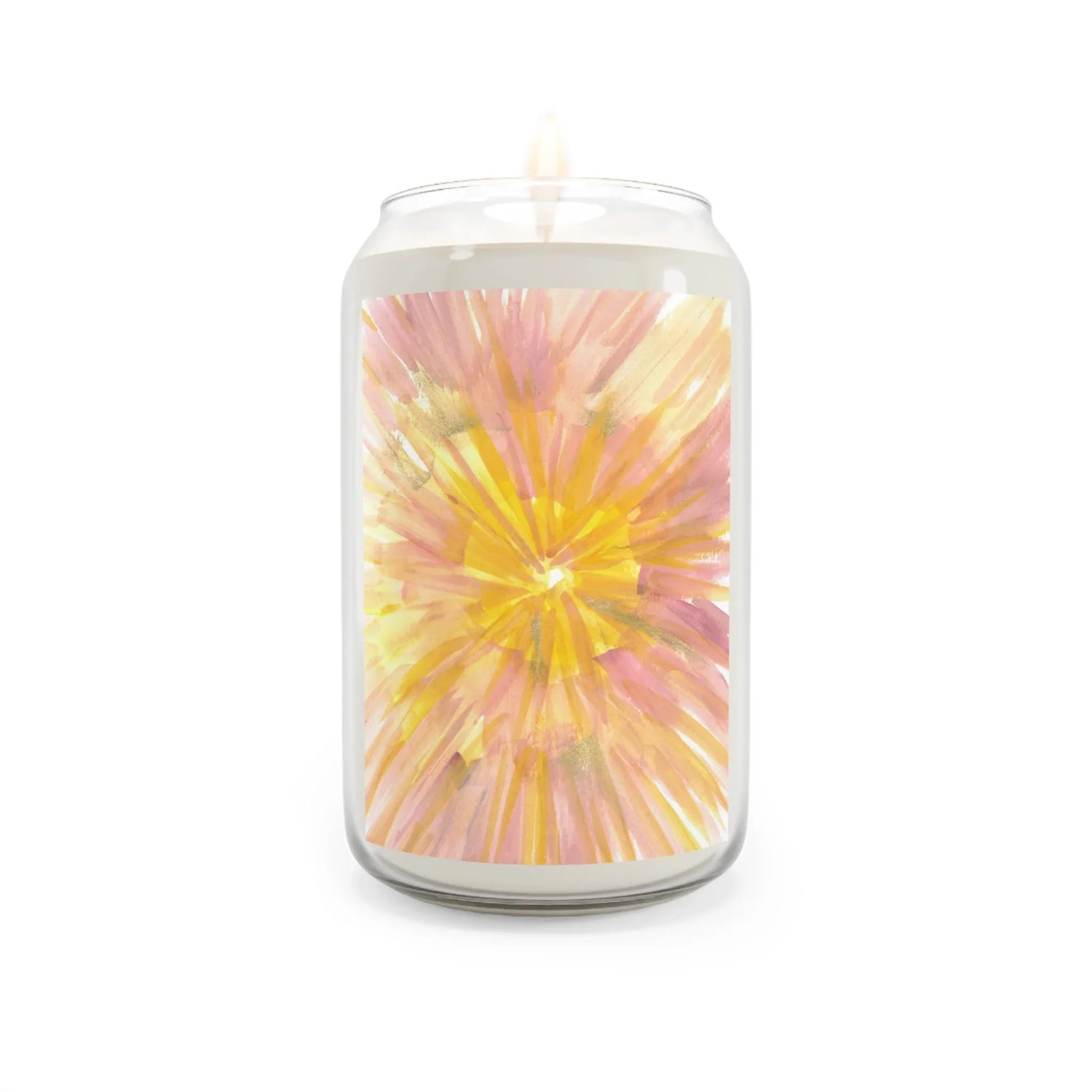 Holiday Candle Soy Candle Solar Bloom — 13.75oz Scented Centerpiece - Laure Leprince - Artiste Peintre
