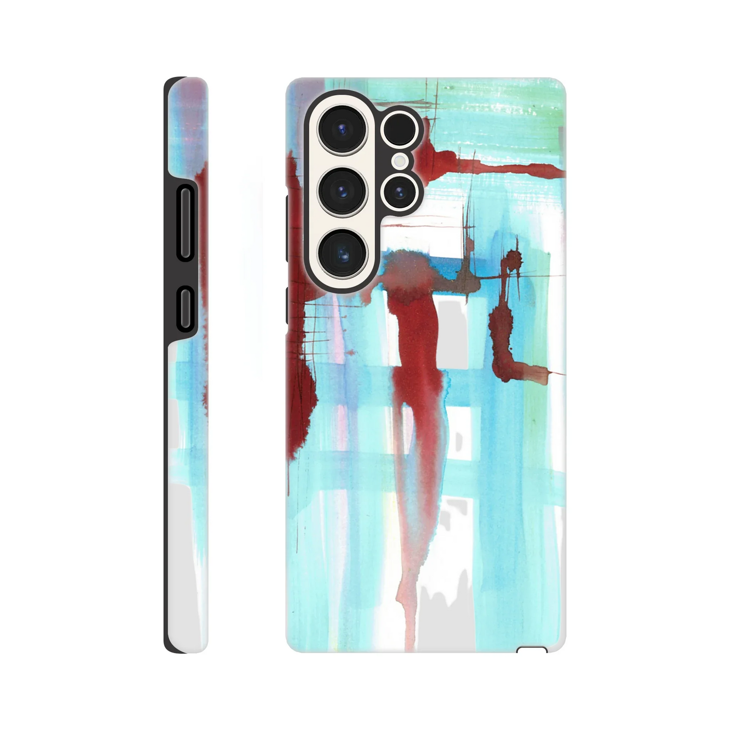 Coque Samsung Tough Case – Design Artistique "Structures Liquides" - Laure Leprince - Artiste Peintre