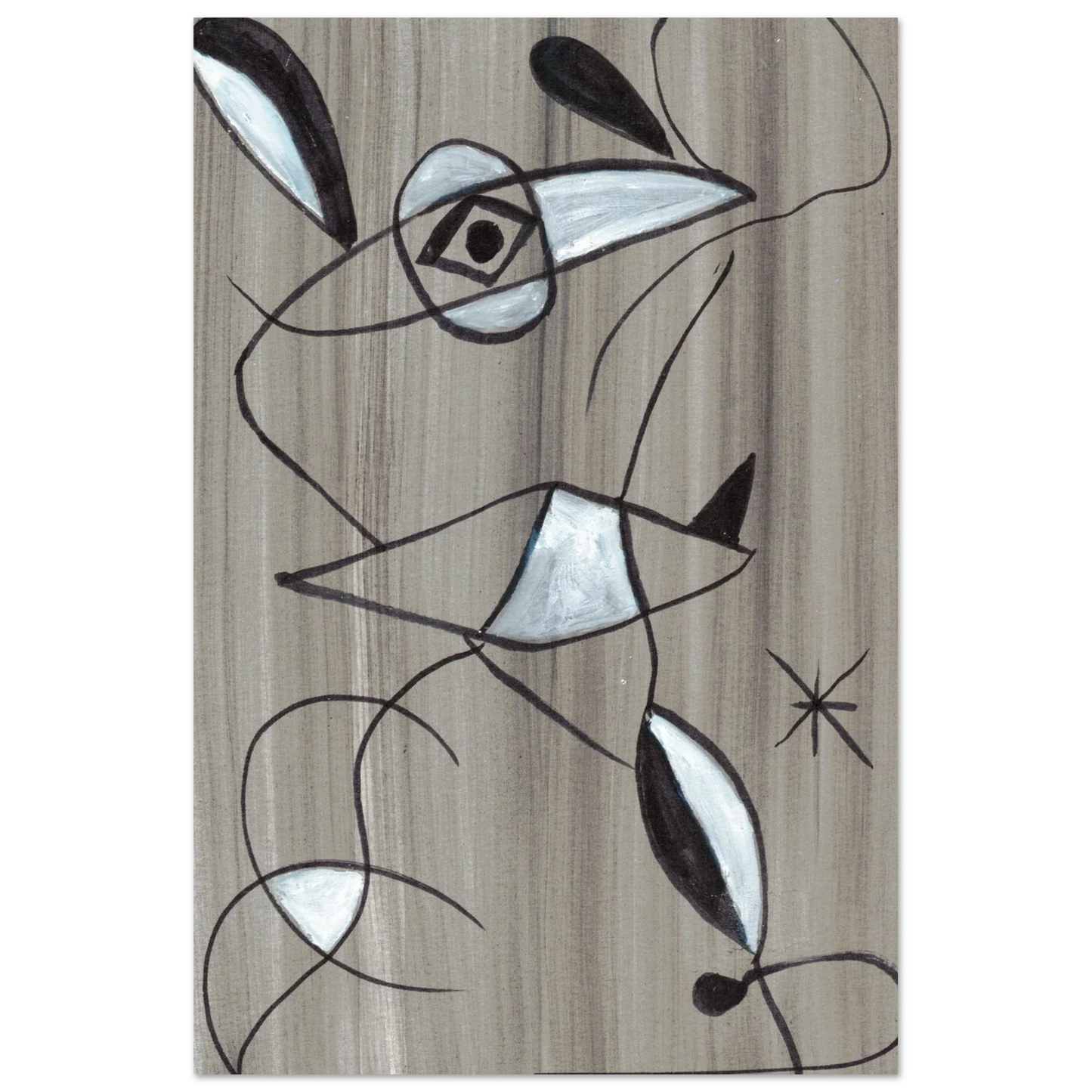 Affiche Premium Papier Mat – Petite Souris Par l'Artiste Laure Leprince - Laure Leprince - Artiste Peintre