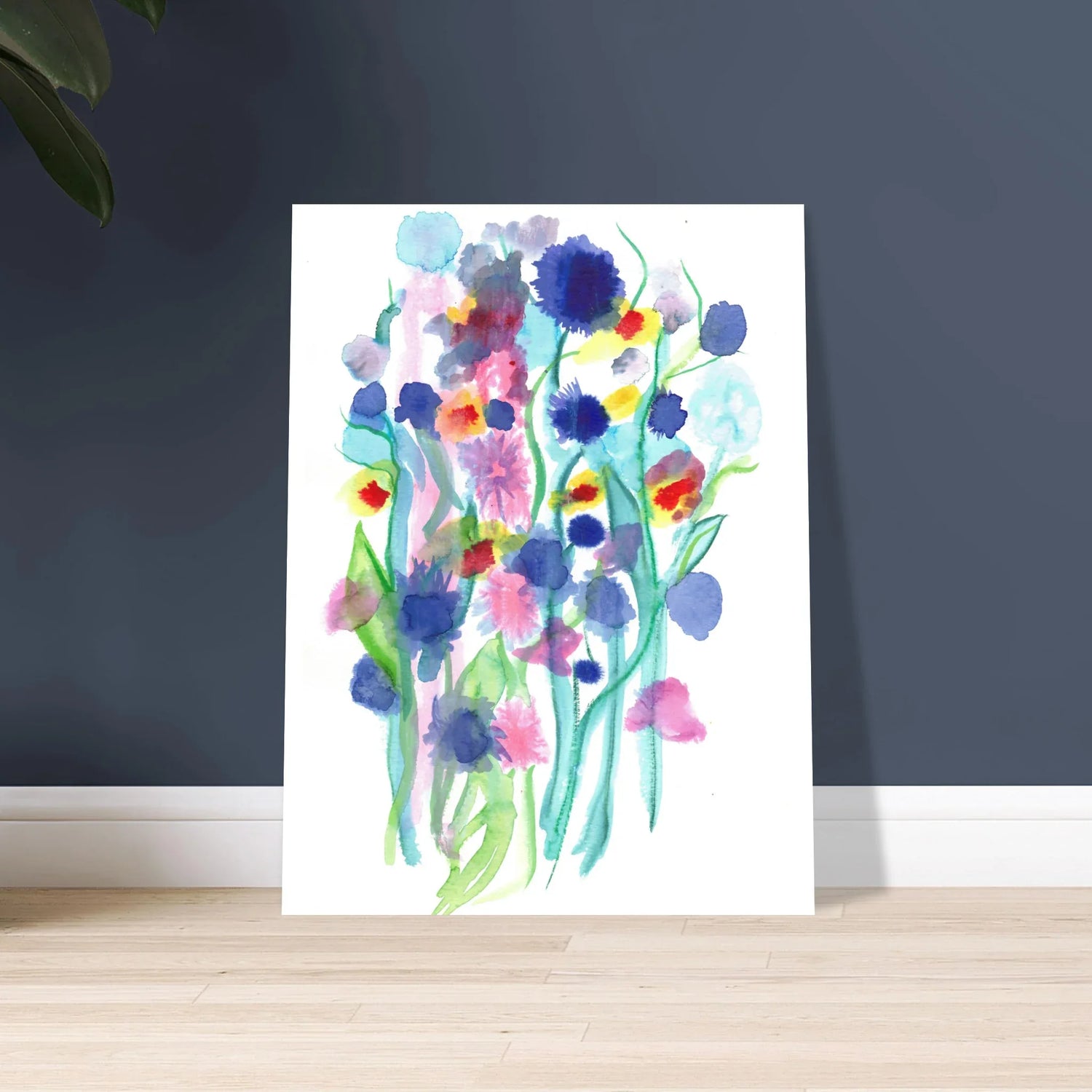 Affiche premium sur papier mat Jardin Chromatique – Art mural de qualité supérieure - Laure Leprince - Artiste Peintre