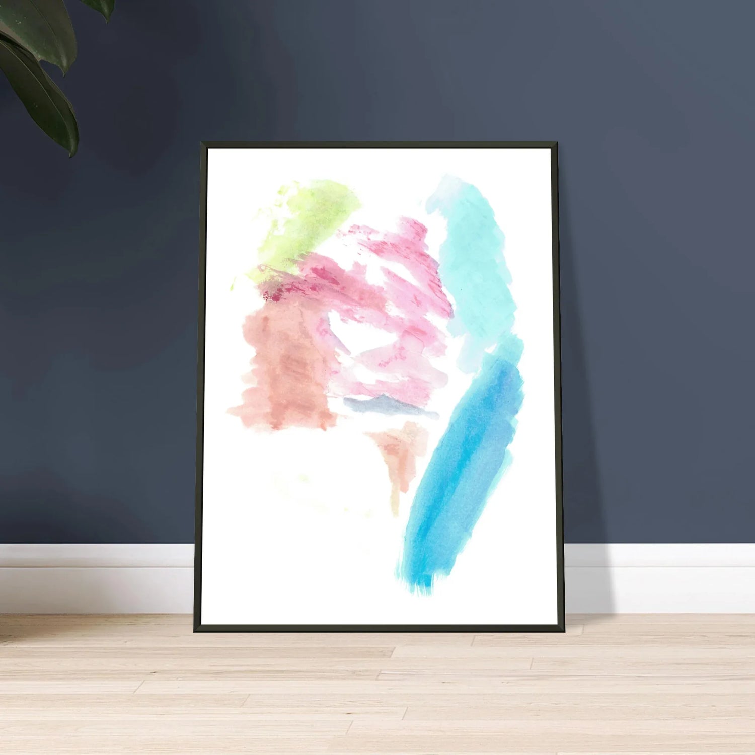 Classic Semi-Glossy Paper Metal Framed Poste Aurore Pastel - Laure Leprince - Artiste Peintre