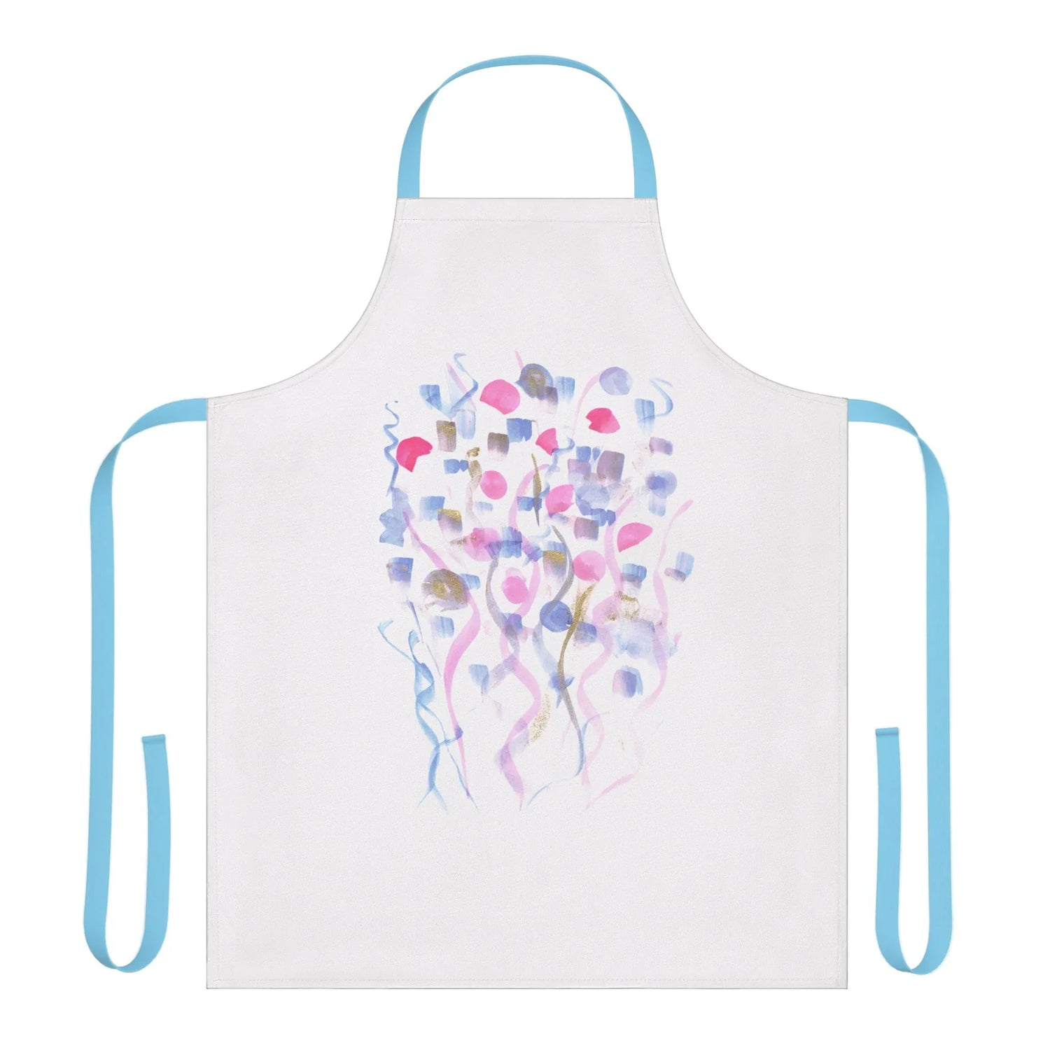 Abstract Apron Petal Drift– Artistic Kitchen Chef Gift - Laure Leprince - Artiste Peintre