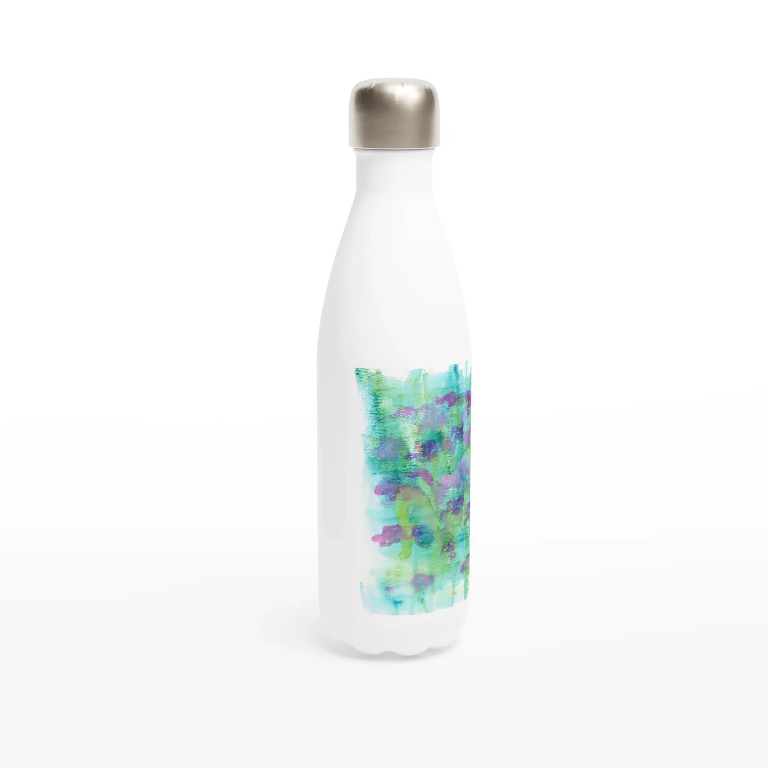 Bouteille isotherme en acier inoxydable 500 ml Eclosions Sauvages – Design artistique exclusif - Laure Leprince - Artiste Peintre
