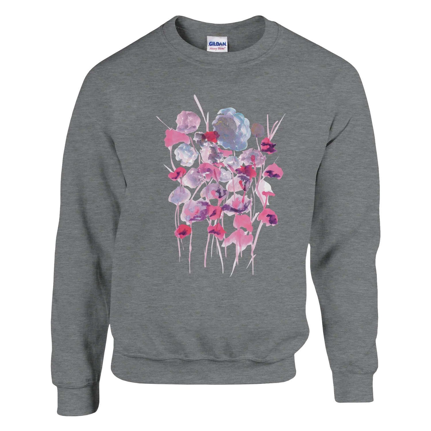 Sweatshirt Unisexe Classique – Impression Artistique Jardin des Ombrelles| Premium Cotton Blend - Laure Leprince - Artiste Peintre