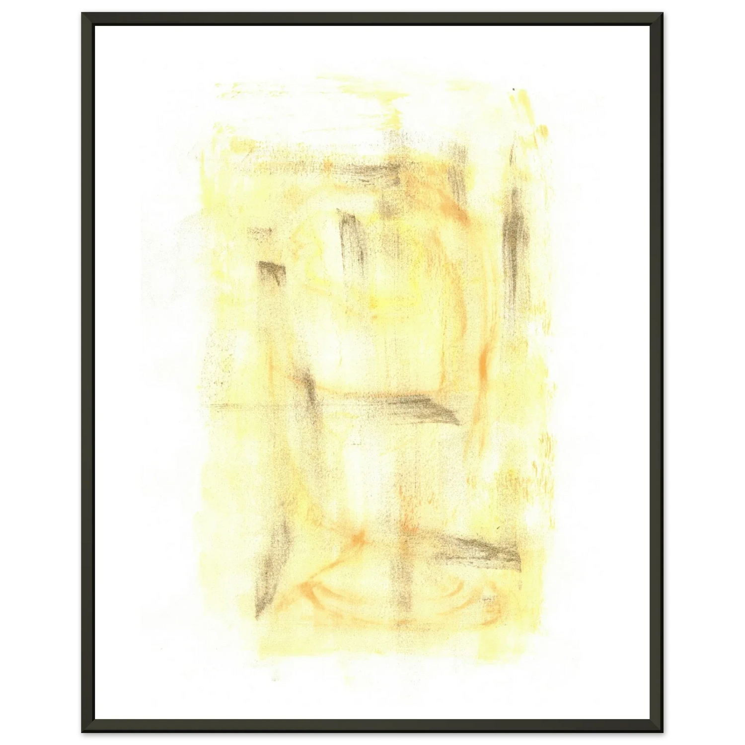 Classic Semi-Glossy Paper Metal Framed Post Golden Haze - Laure Leprince - Artiste Peintre