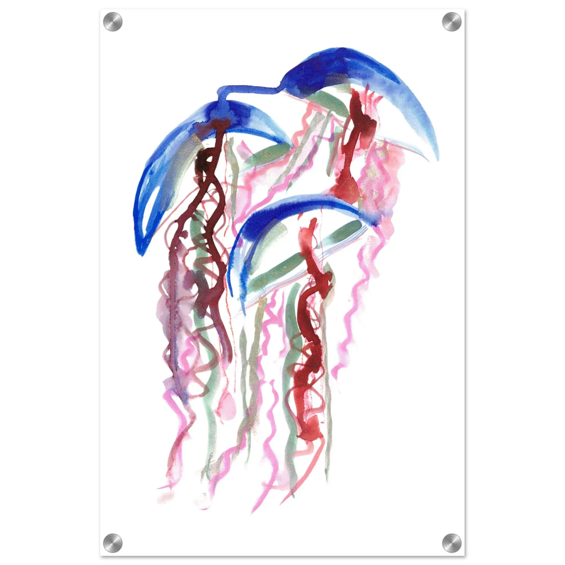 impression sur acrylique brillant Coral Dance contemporain par Laure Leprince - Laure Leprince - Artiste Peintre
