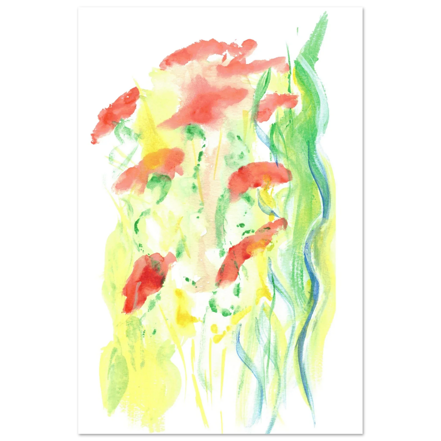 Affiche Premium Papier Mat – Bloom Dancer Par l'Artiste Laure Leprince - Laure Leprince - Artiste Peintre