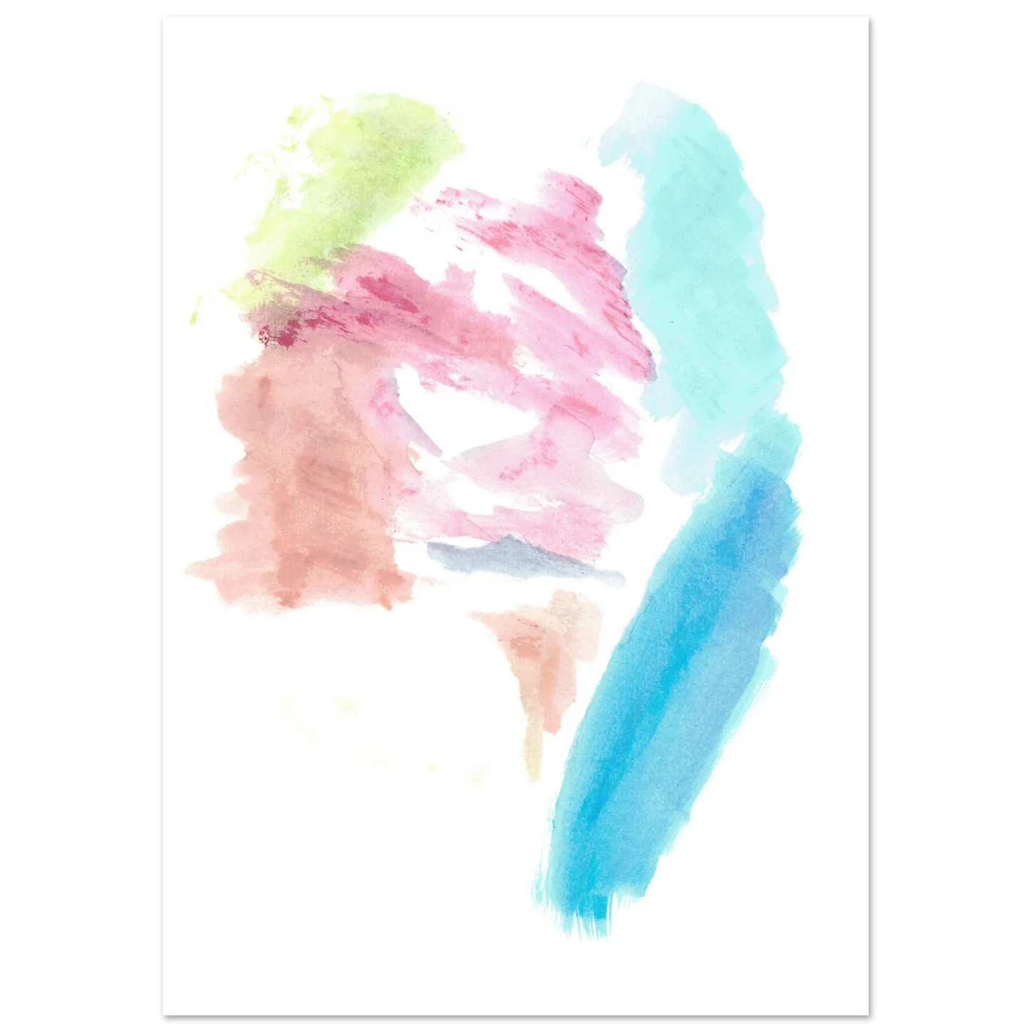 Affiche premium sur papier mat Aurore Pastel – Art mural de qualité supérieure - Laure Leprince - Artiste Peintre