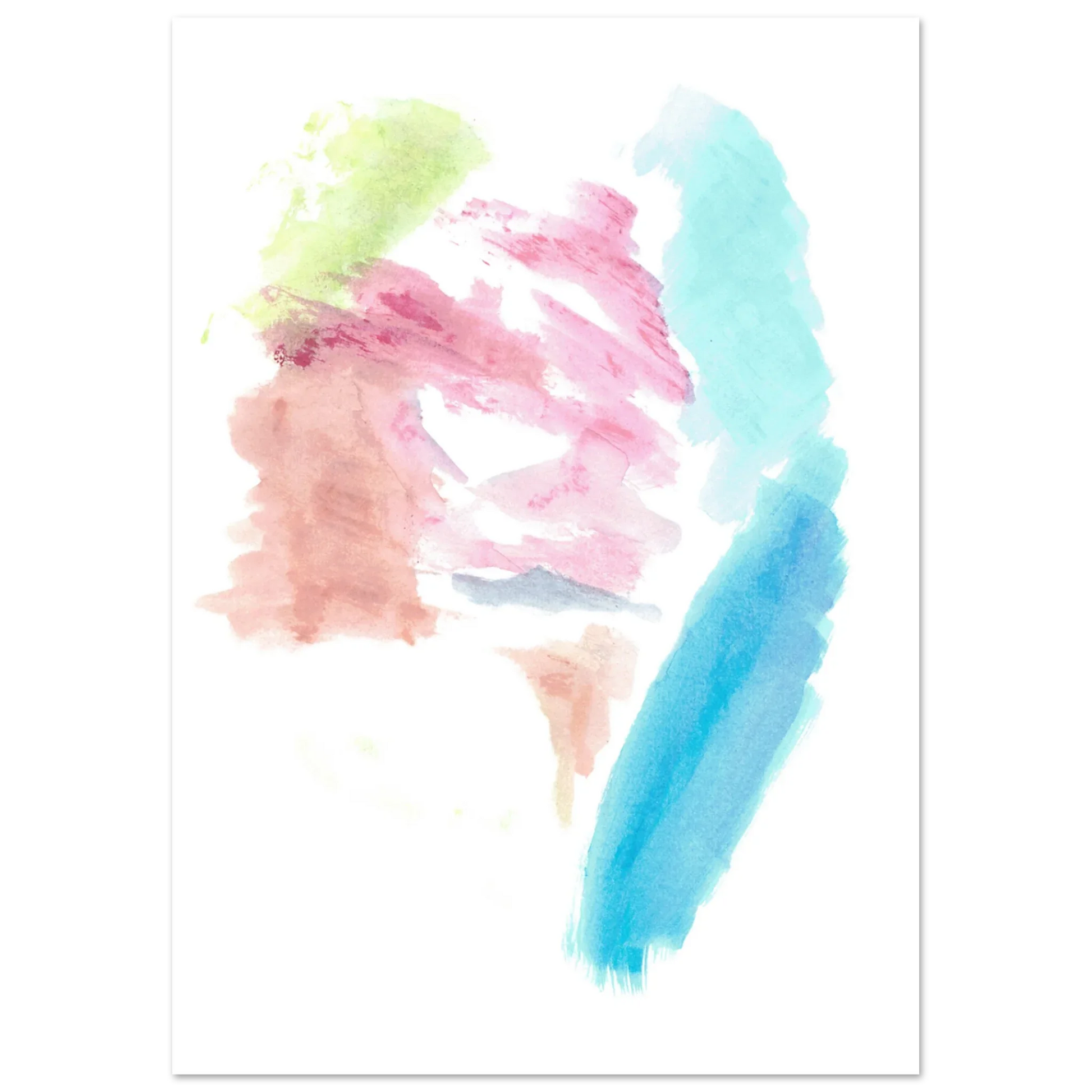 Affiche premium sur papier mat Aurore Pastel – Art mural de qualité supérieure - Laure Leprince - Artiste Peintre