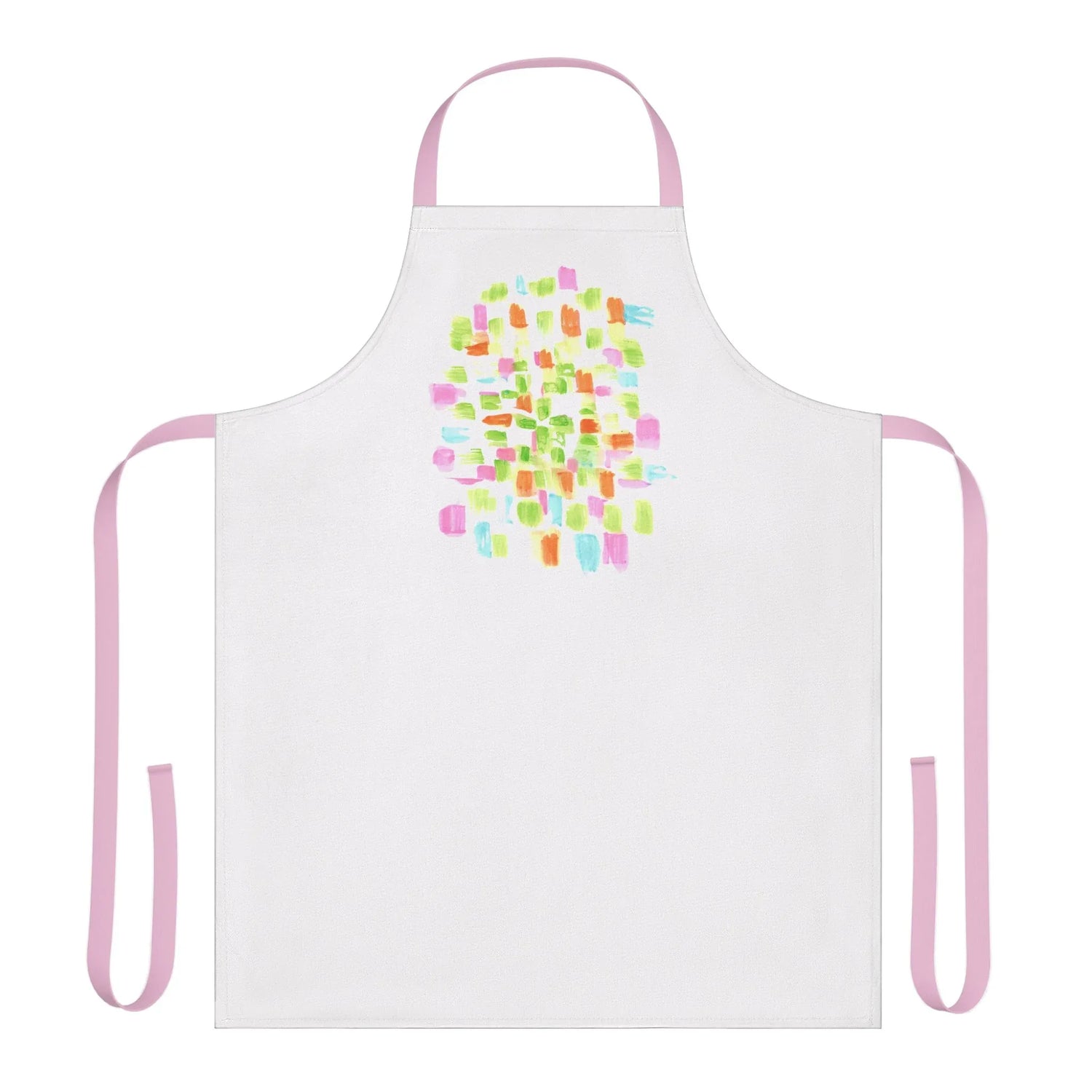 Abstract Apron Pastel Mosaic– Artistic Kitchen Chef Gift - Laure Leprince - Artiste Peintre