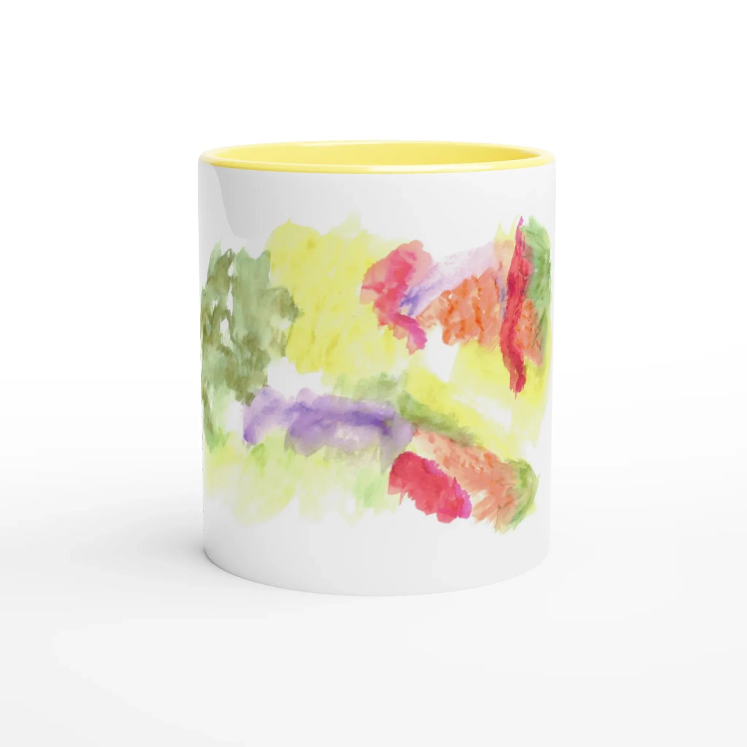 Mug en céramique colorée 325 Eclosion Chromatique – Élégance et durabilité - Laure Leprince - Artiste Peintre