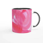 Mug Céramique Blanc 325ml Intérieur Coloré - Ruby Drift Personnalisable - Laure Leprince - Artiste Peintre