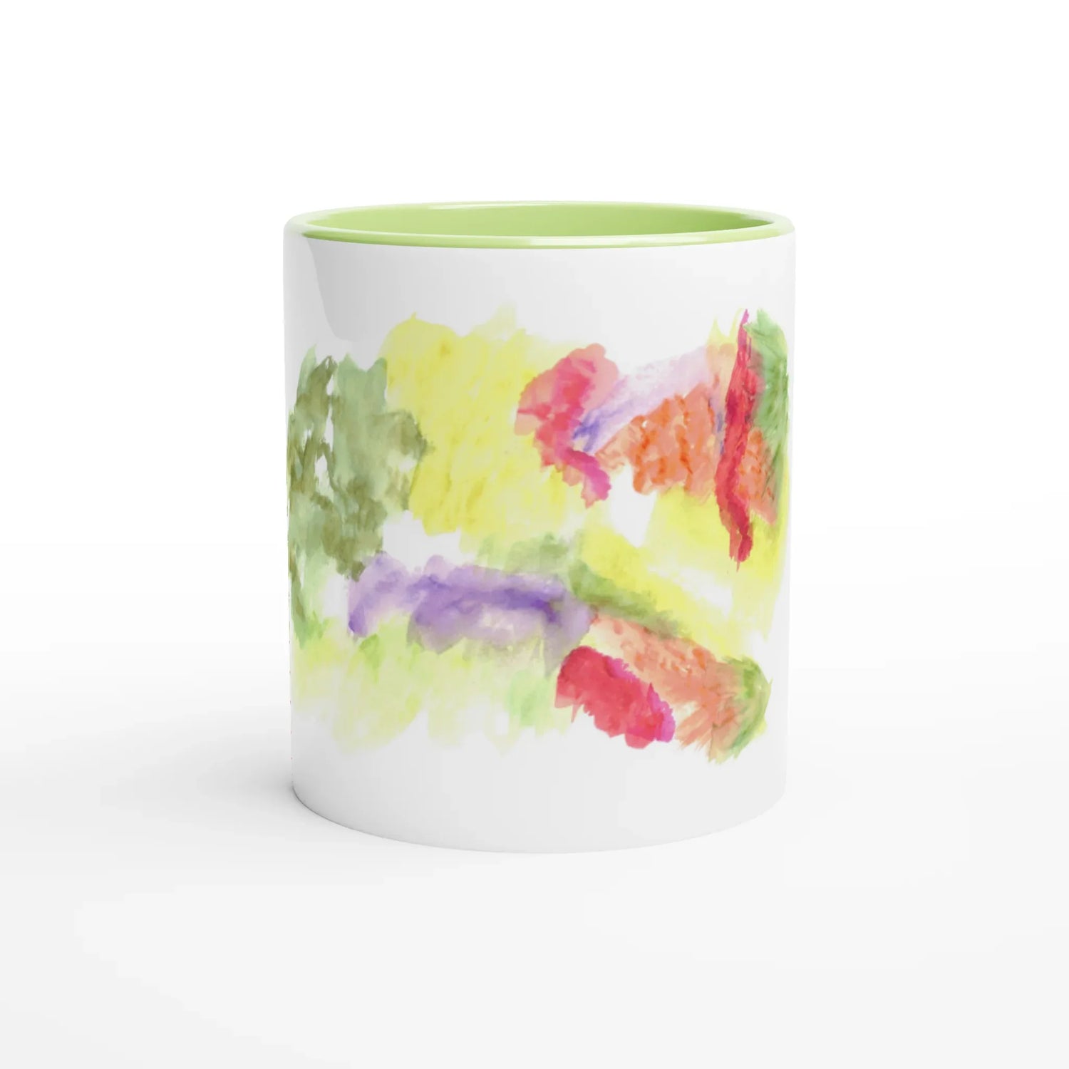 Mug en céramique colorée 325 Eclosion Chromatique – Élégance et durabilité - Laure Leprince - Artiste Peintre