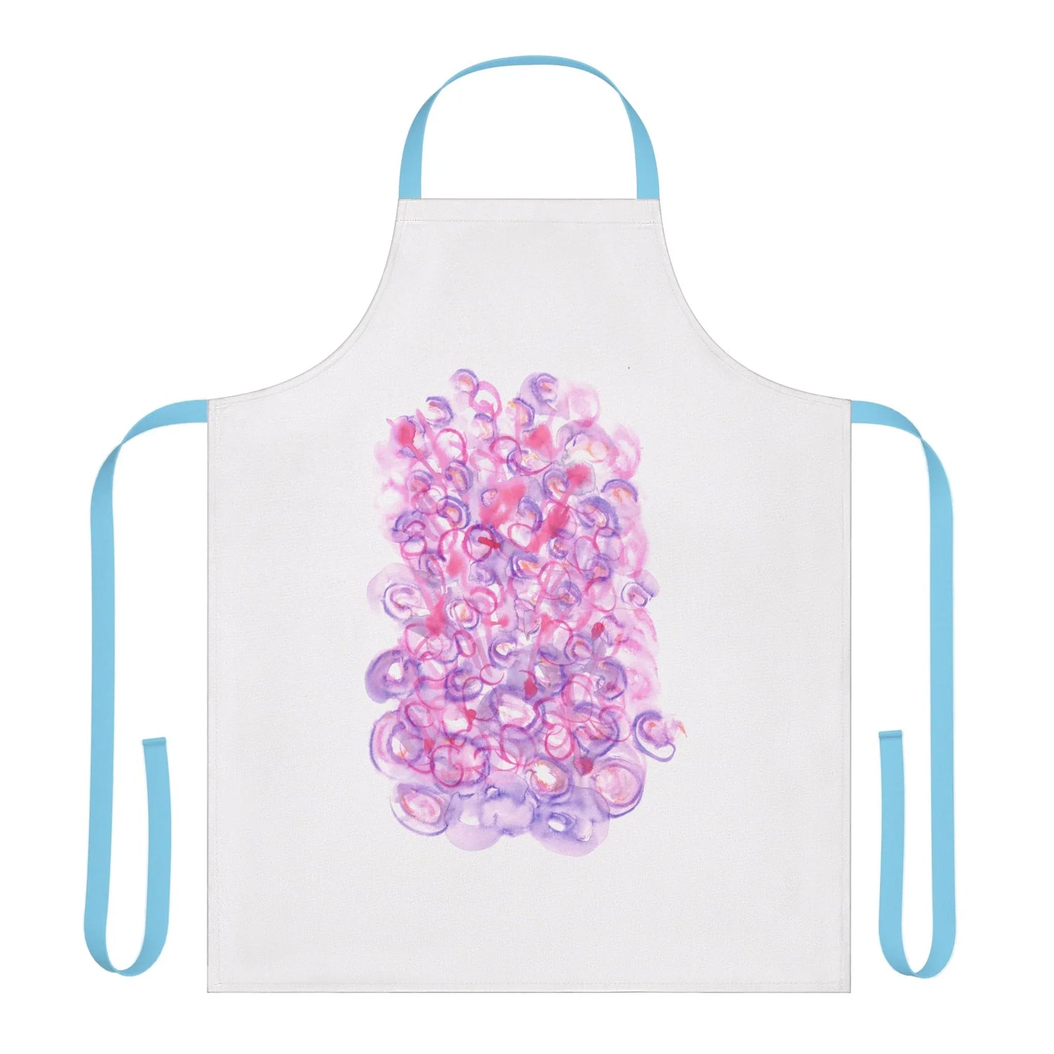 Abstract Apron Floraison Intime – Artistic Kitchen Chef Gift - Laure Leprince - Artiste Peintre