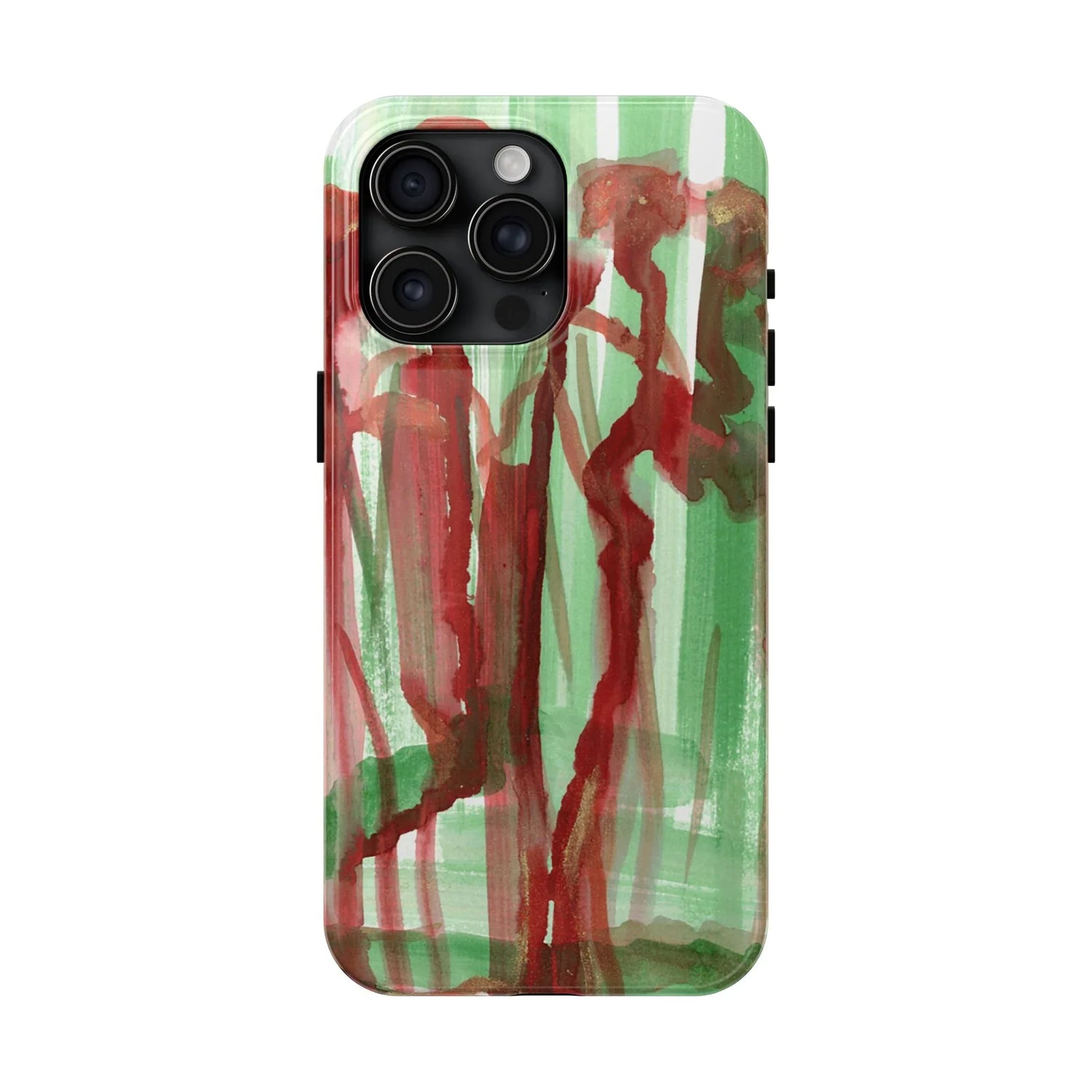 Tough iPhone Case Forest Choir — Watercolor - Laure Leprince - Artiste Peintre