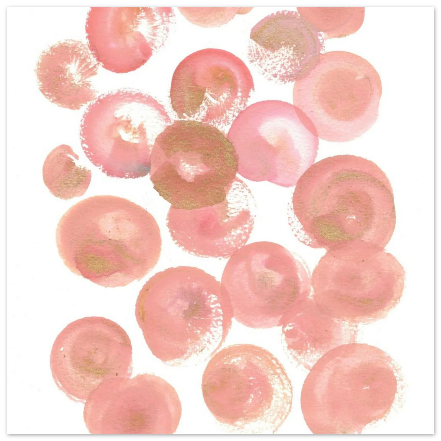 Premium Matte Paper Poster Aquarelle Originale RDJ3-4 - Laure Leprince - Artiste Peintre
