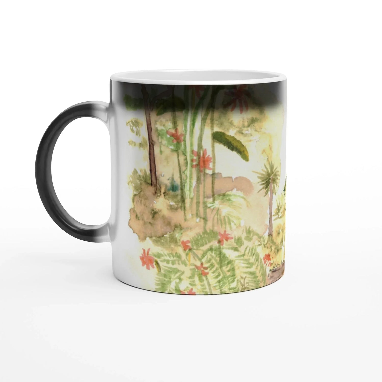 Mug magique en céramique 325 ml Jungle – Révèlez votre motif à la chaleur - Laure Leprince - Artiste Peintre