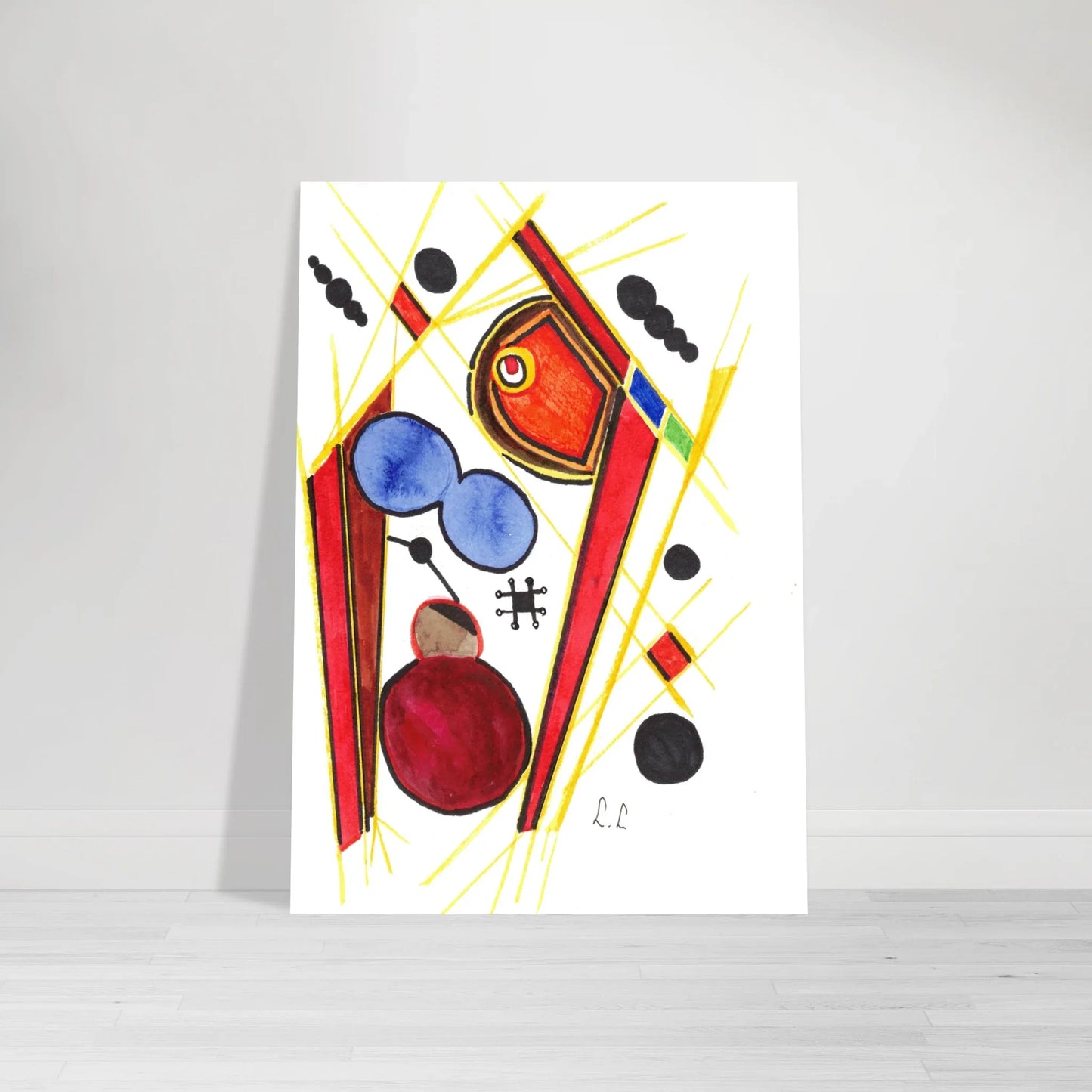 Affiche premium sur papier mat – Art mural de qualité supérieure - Laure Leprince - Artiste Peintre