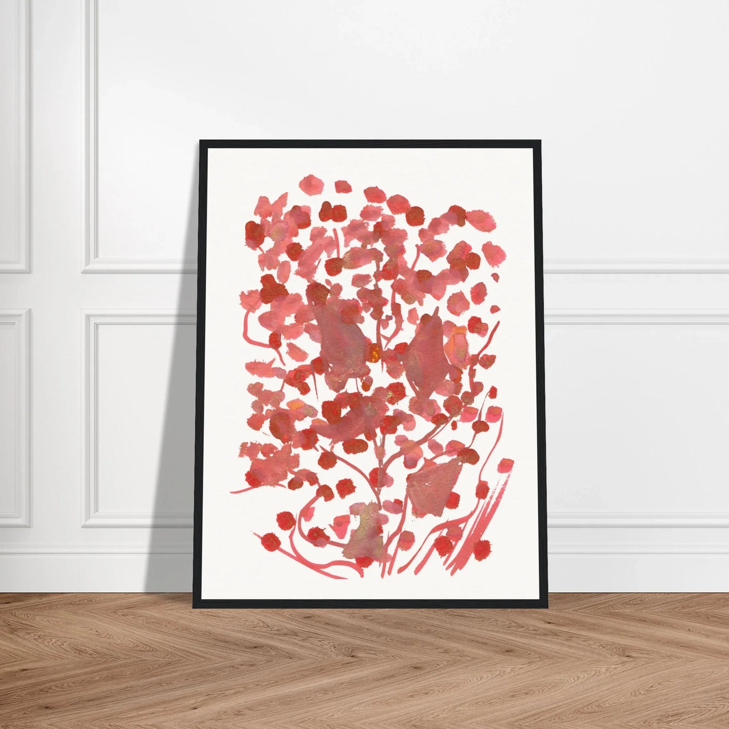 Museum-Quality Matte Paper Wooden Framed Poste Bois de Rubis - Laure Leprince - Artiste Peintre
