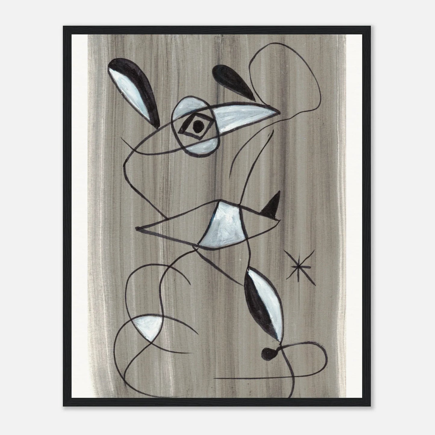 Affiche encadrée bois | Papier mat qualité musée | Aquarelle originale Laure Leprince - Laure Leprince - Artiste Peintre