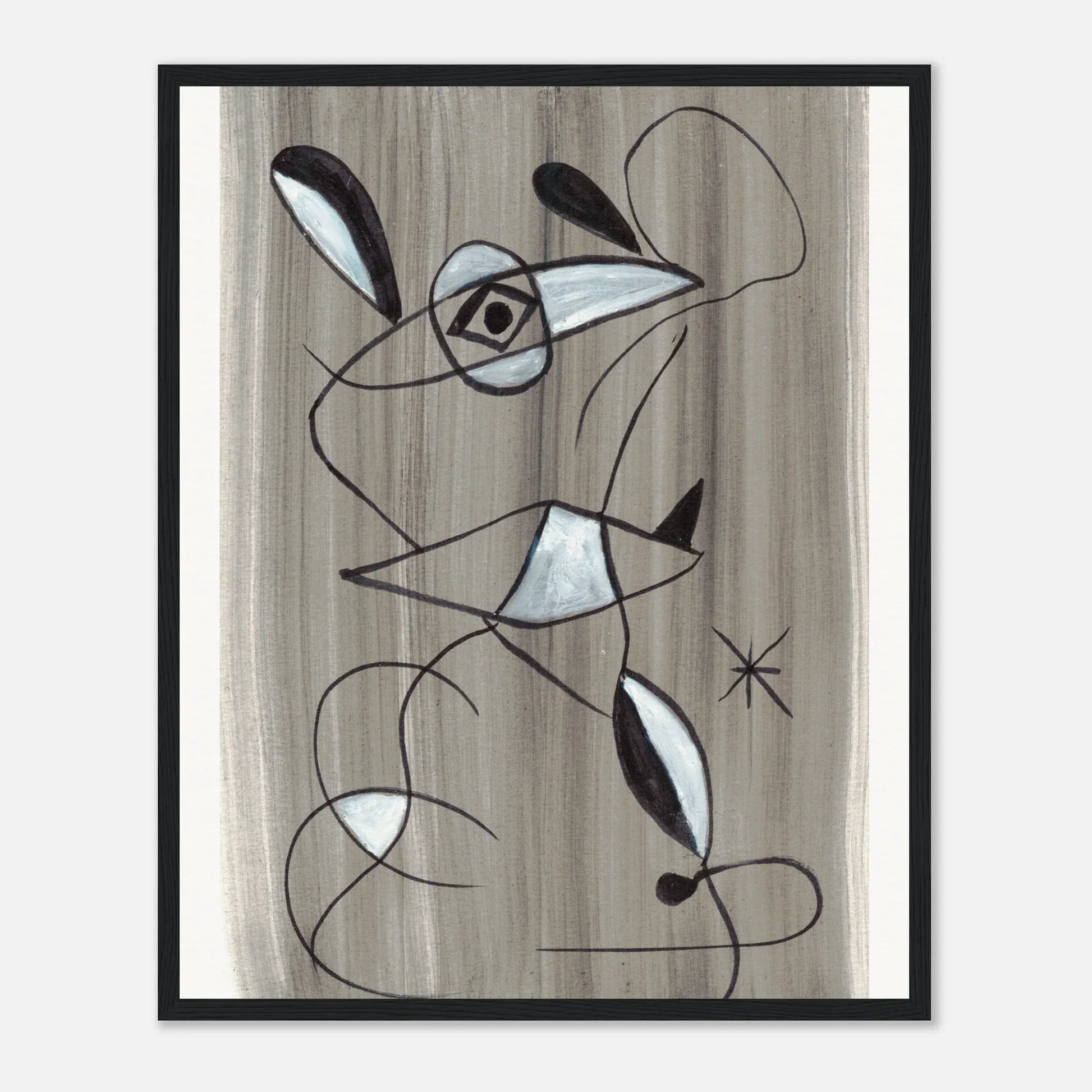 Affiche encadrée bois | Papier mat qualité musée | Aquarelle originale Laure Leprince - Laure Leprince - Artiste Peintre
