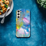 Premium Samsung Tough Case – Design Artistique Crystal Bloom - Laure Leprince - Artiste Peintre