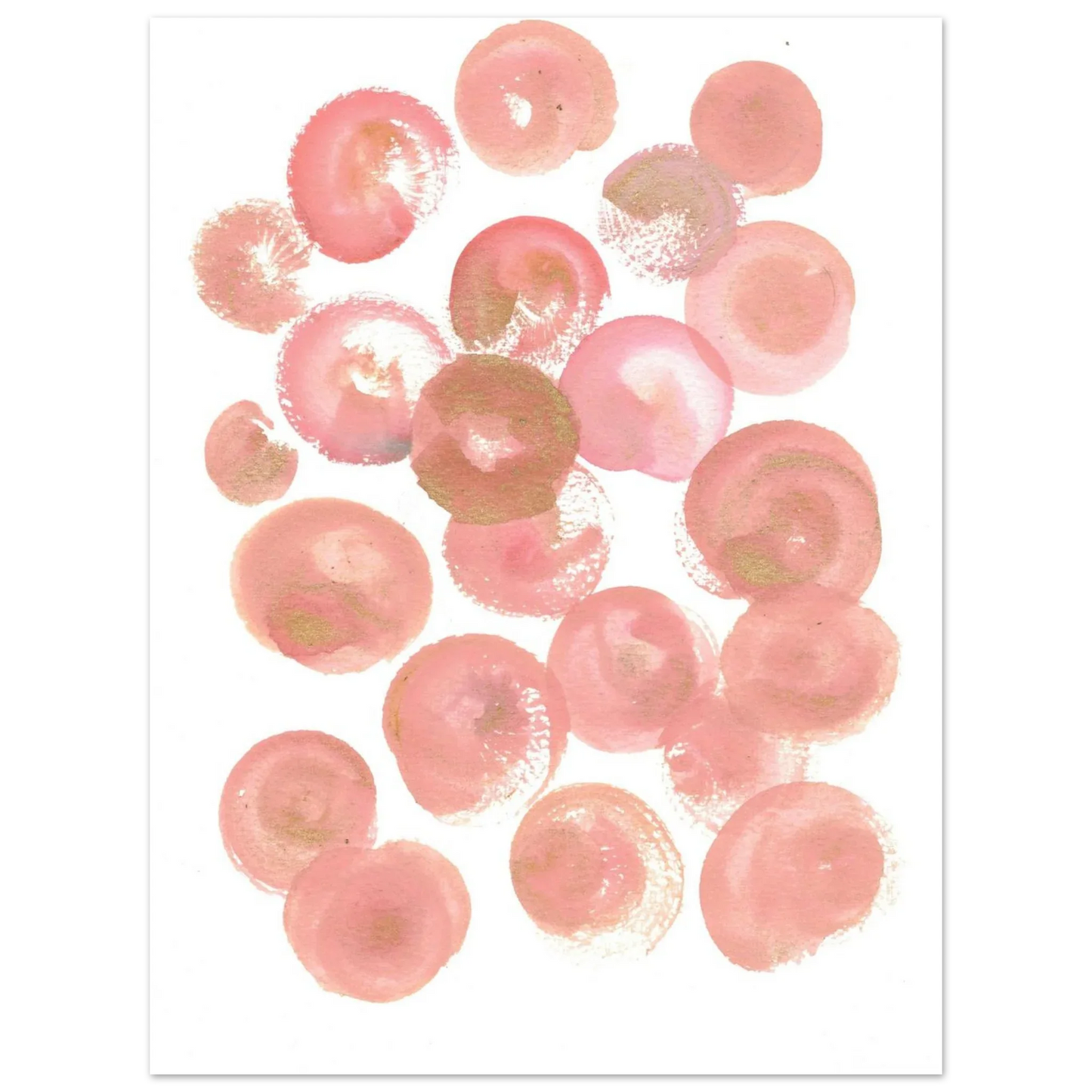 Premium Matte Paper Poster Aquarelle Originale RDJ3-4 - Laure Leprince - Artiste Peintre